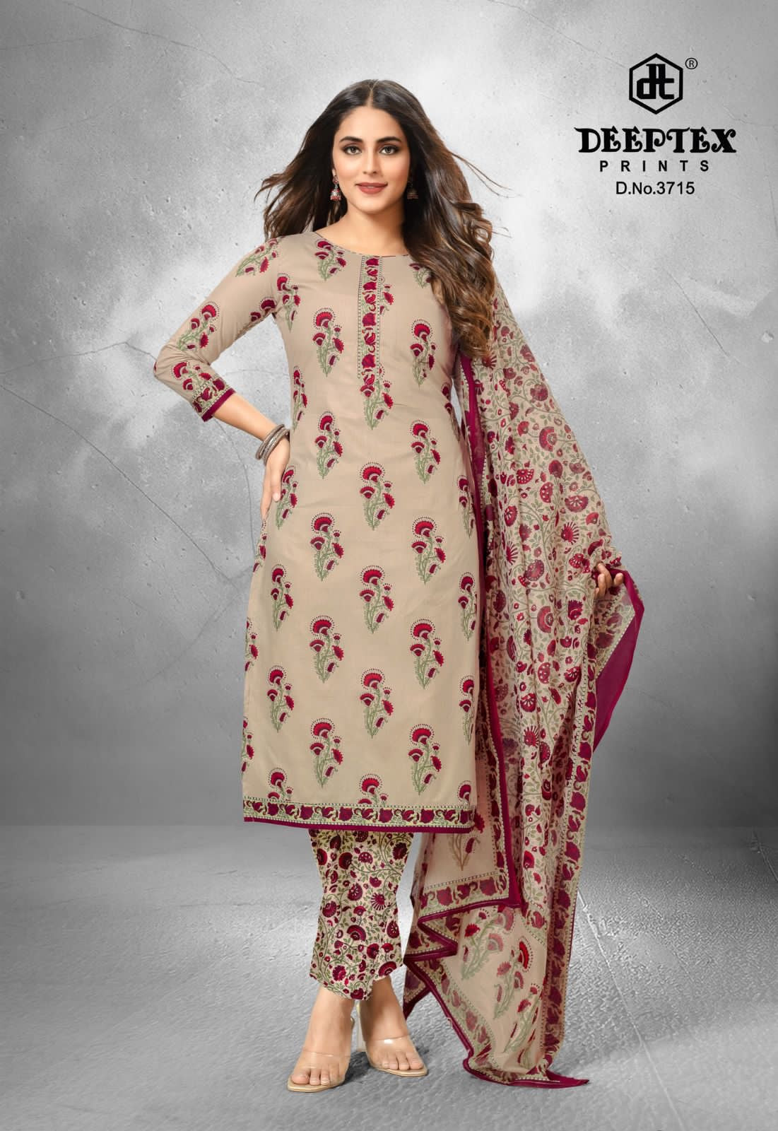 Deeptex prints chief guest vol 37 lawn cotton printed deeptex dress material jetpur - jilaniwholesalesuit