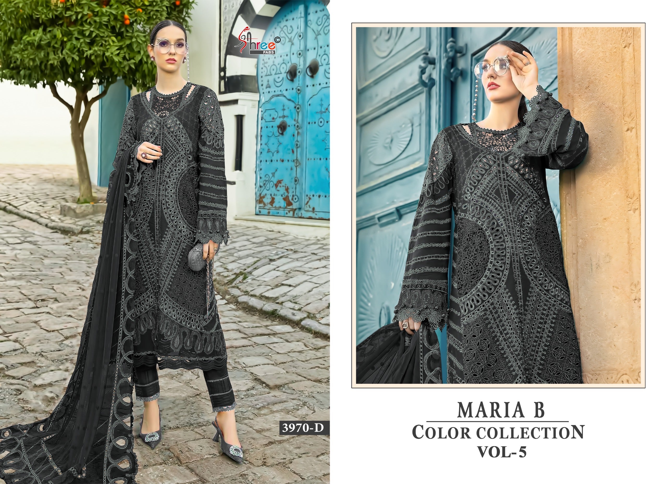 Shree fabs maria b colour collection vol 5 Pakistani collection latest