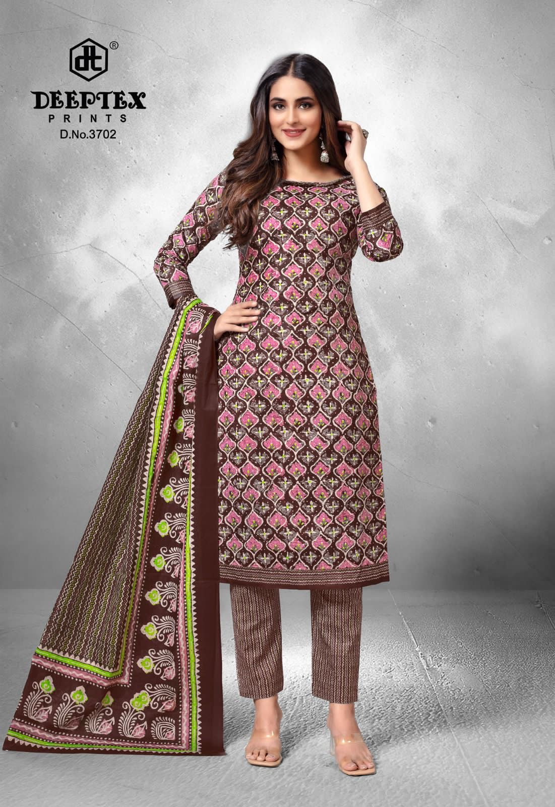 Deeptex prints chief guest vol 37 lawn cotton printed deeptex dress material jetpur - jilaniwholesalesuit