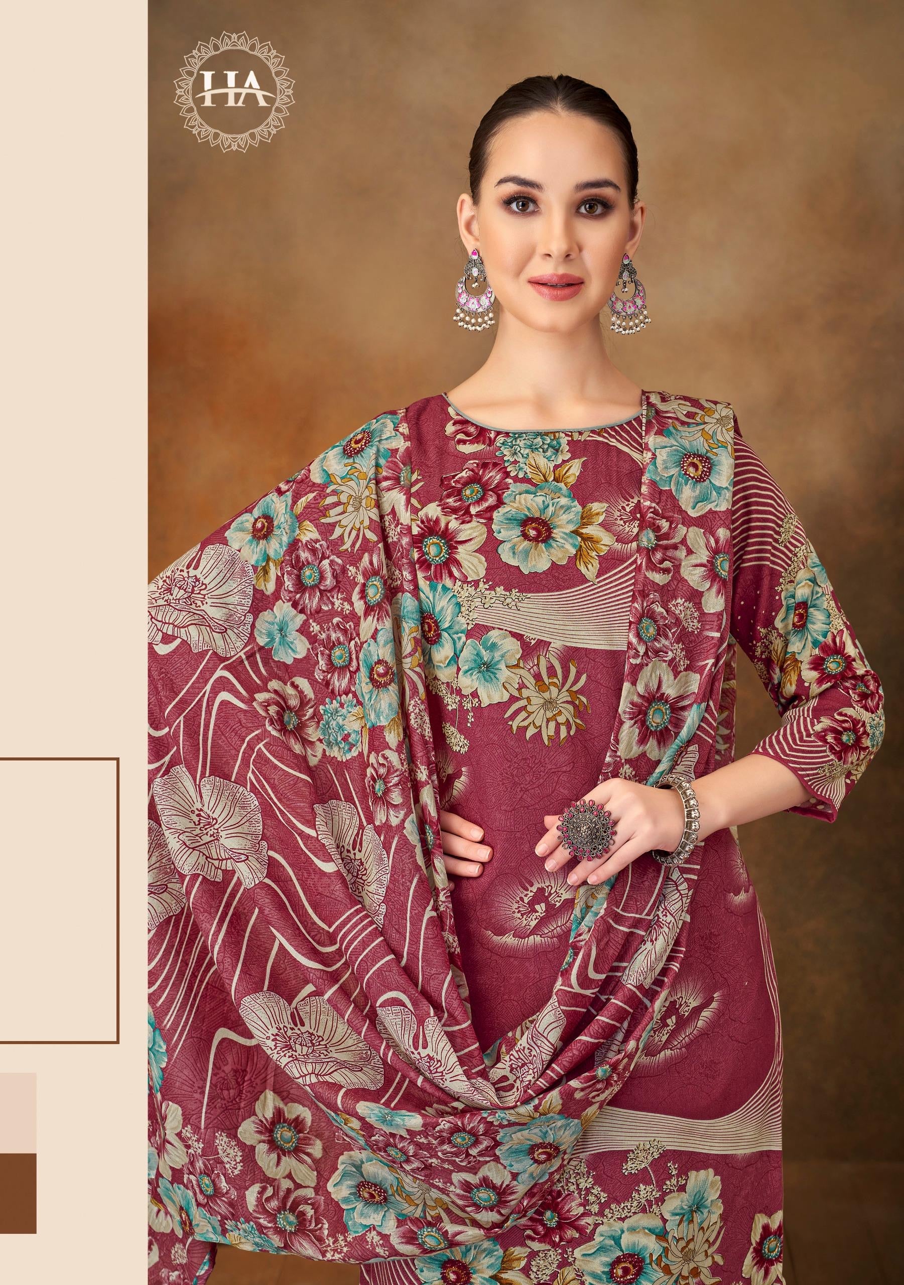 Harshit fashion hub shabana edition 1 fancy salwar suit set - jilaniwholesalesuit