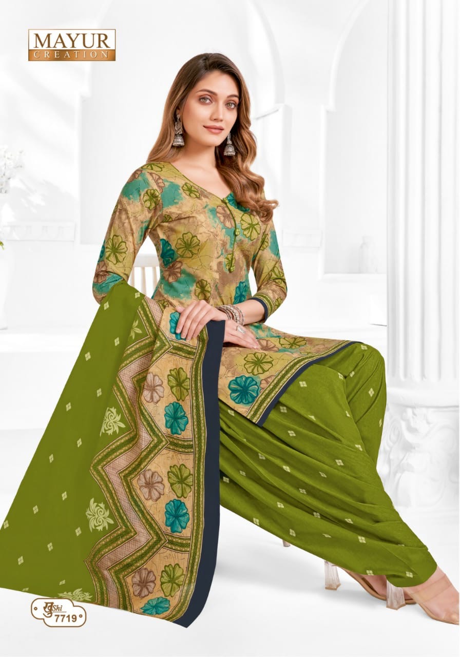 Mayur creation Khushi vol 77 cotton printed dress material jetpur - jilaniwholesalesuit