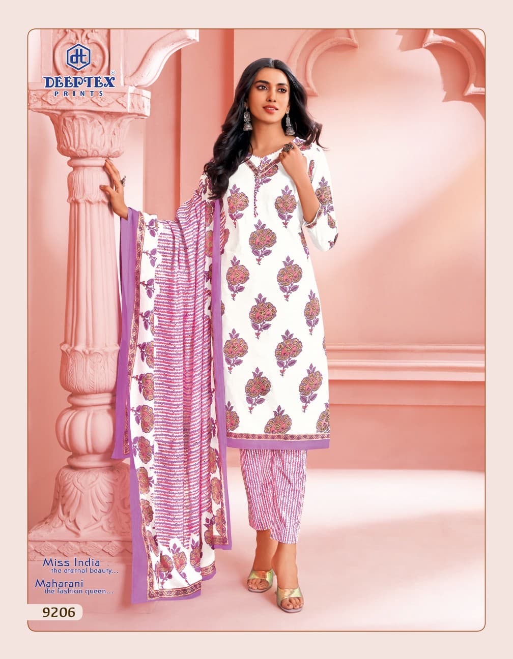 Deeptex Miss India Vol 92 Cotton printed dress material jetpur wholesale