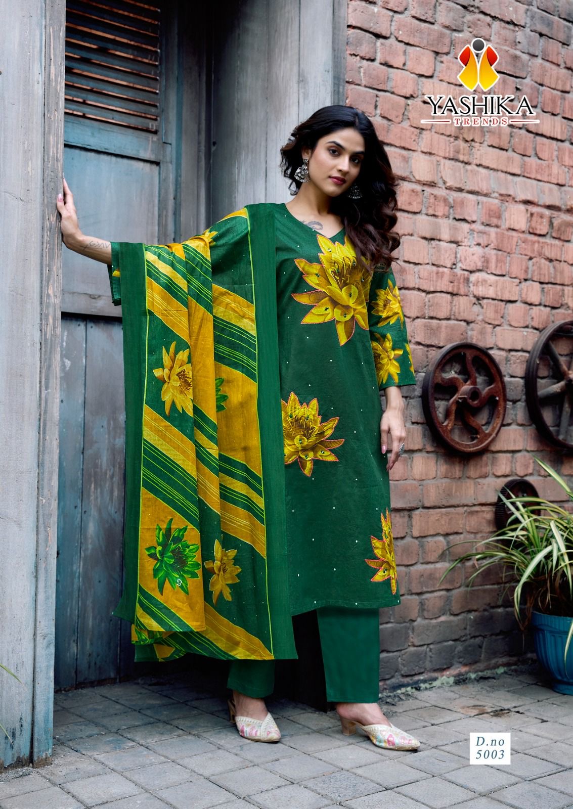 Yashika trends dua vol 5 digital print salwar suit material - jilaniwholesalesuit