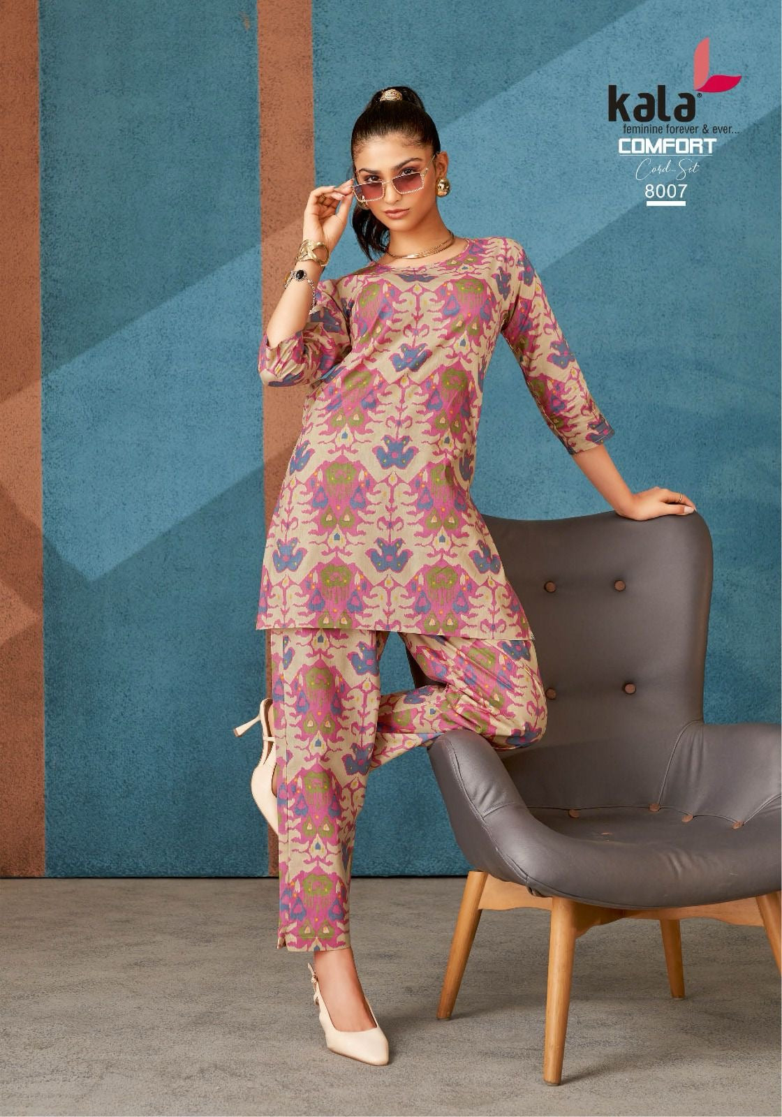 Kala presents comfort vol 3 readymade cord set at wholesale rate