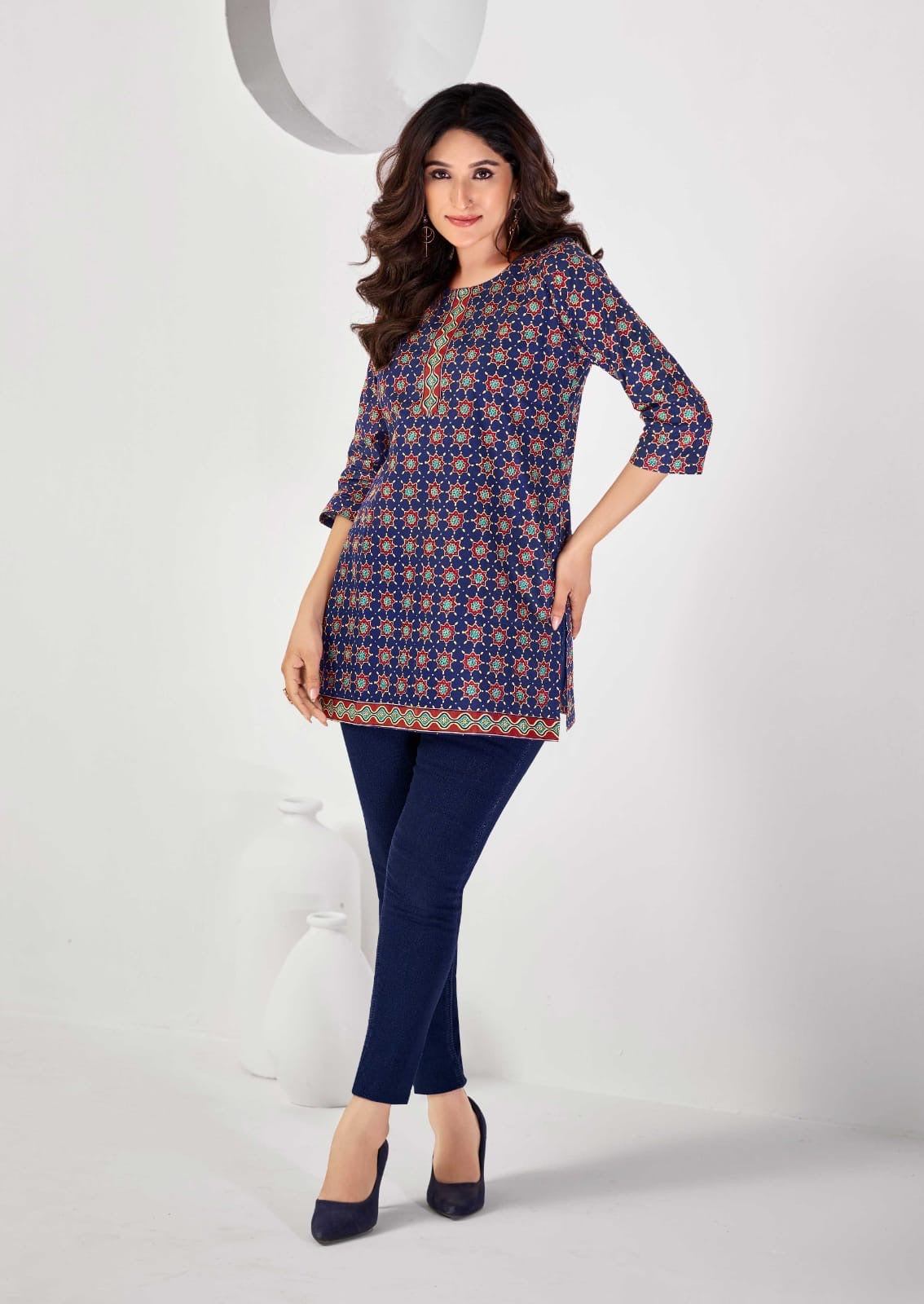 Mayur creation crystal vol 4 poplin cotton short tops supplier in Jetpur’s - jilaniwholesalesuit