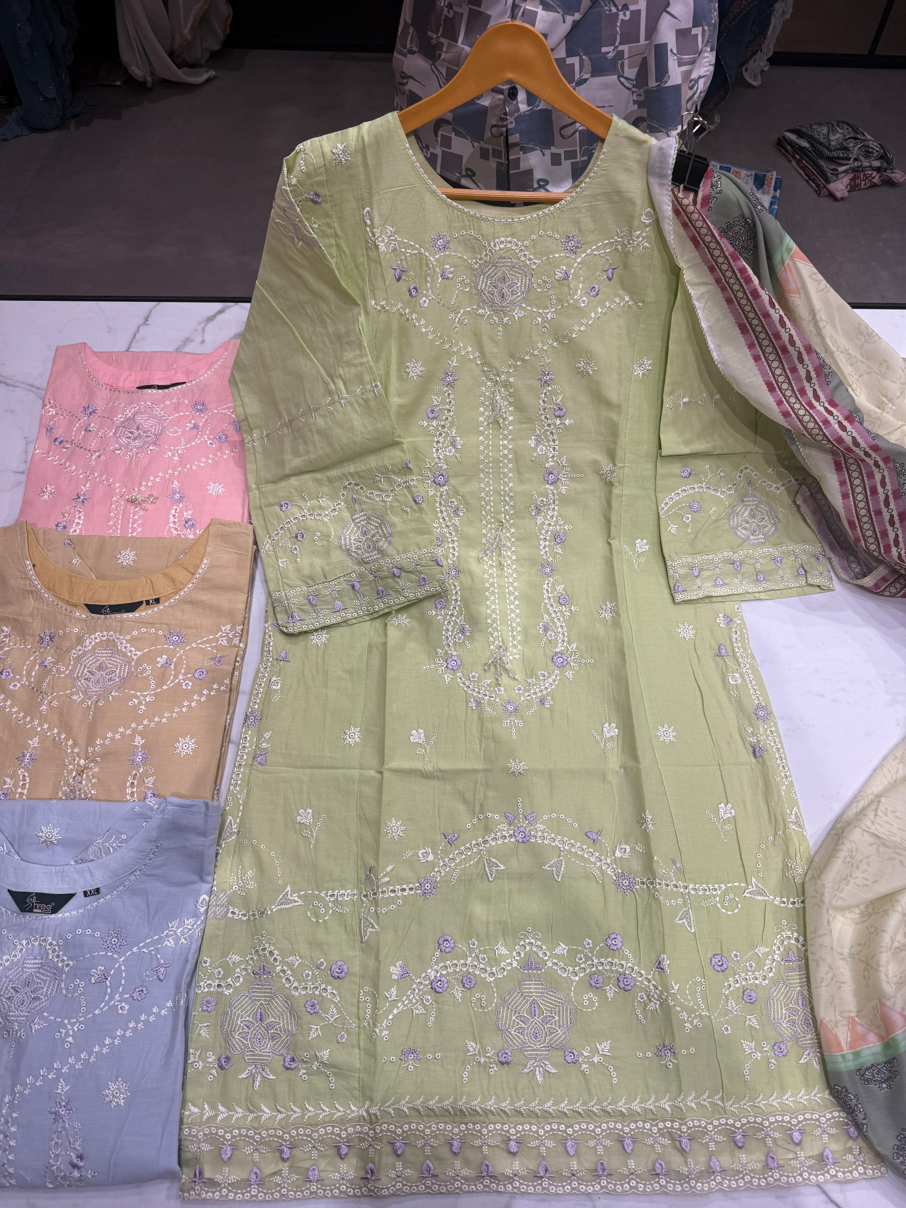 Shree Fabs D.no 1758 Lawn cotton readymade Pakistani salwar suit wholesale