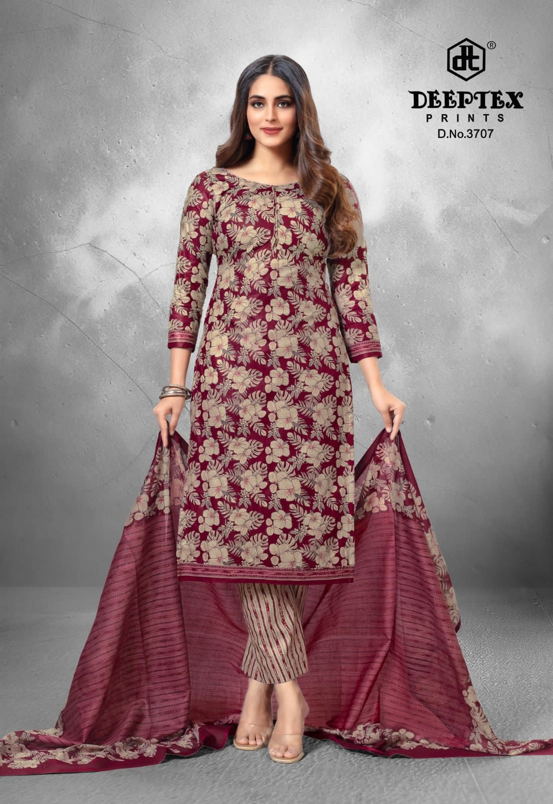 Deeptex prints chief guest vol 37 lawn cotton printed deeptex dress material jetpur - jilaniwholesalesuit