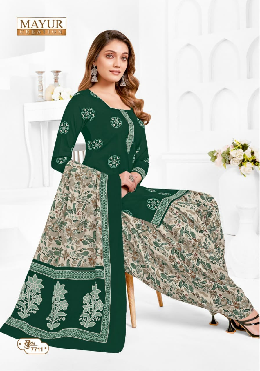 Mayur creation Khushi vol 77 cotton printed dress material jetpur - jilaniwholesalesuit