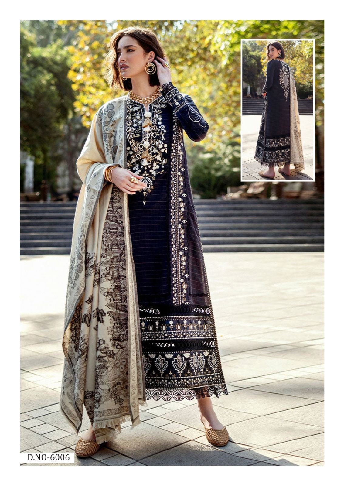 Mizaj Qurbat Vol 6 lawn cotton readymade Pakistani suits catalog - jilaniwholesalesuit