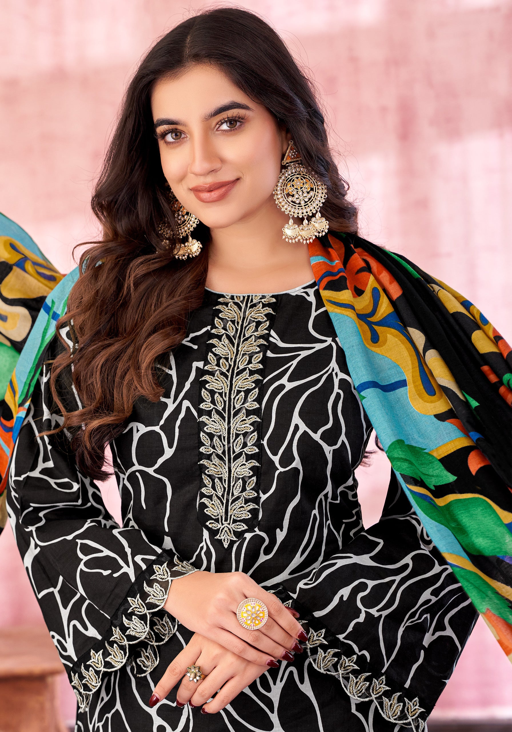 Alok suit super star cotton salwar kameez supplier in Surat - jilaniwholesalesuit
