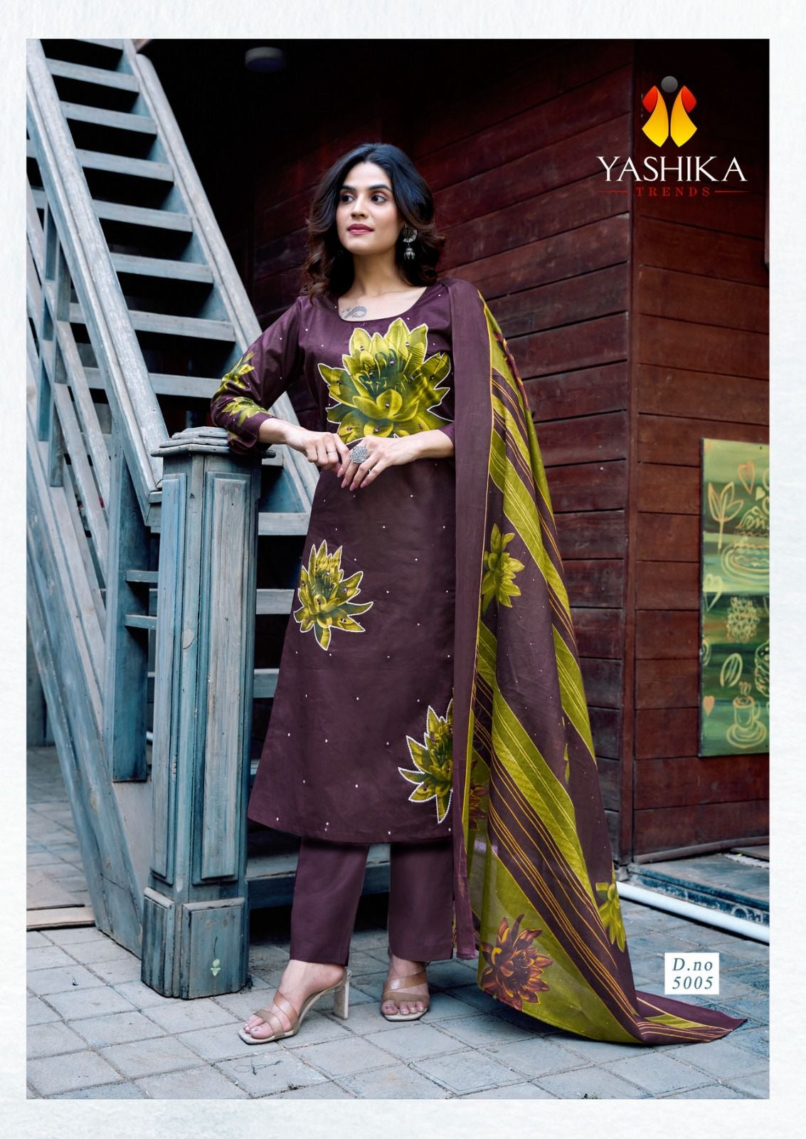Yashika trends dua vol 5 digital print salwar suit material - jilaniwholesalesuit