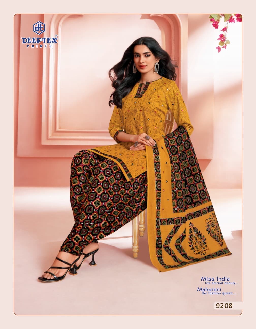 Deeptex Miss India Vol 92 Cotton printed dress material jetpur wholesale