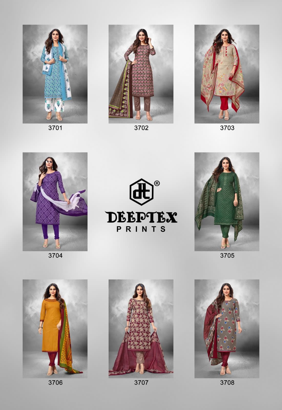 Deeptex prints chief guest vol 37 lawn cotton printed deeptex dress material jetpur - jilaniwholesalesuit