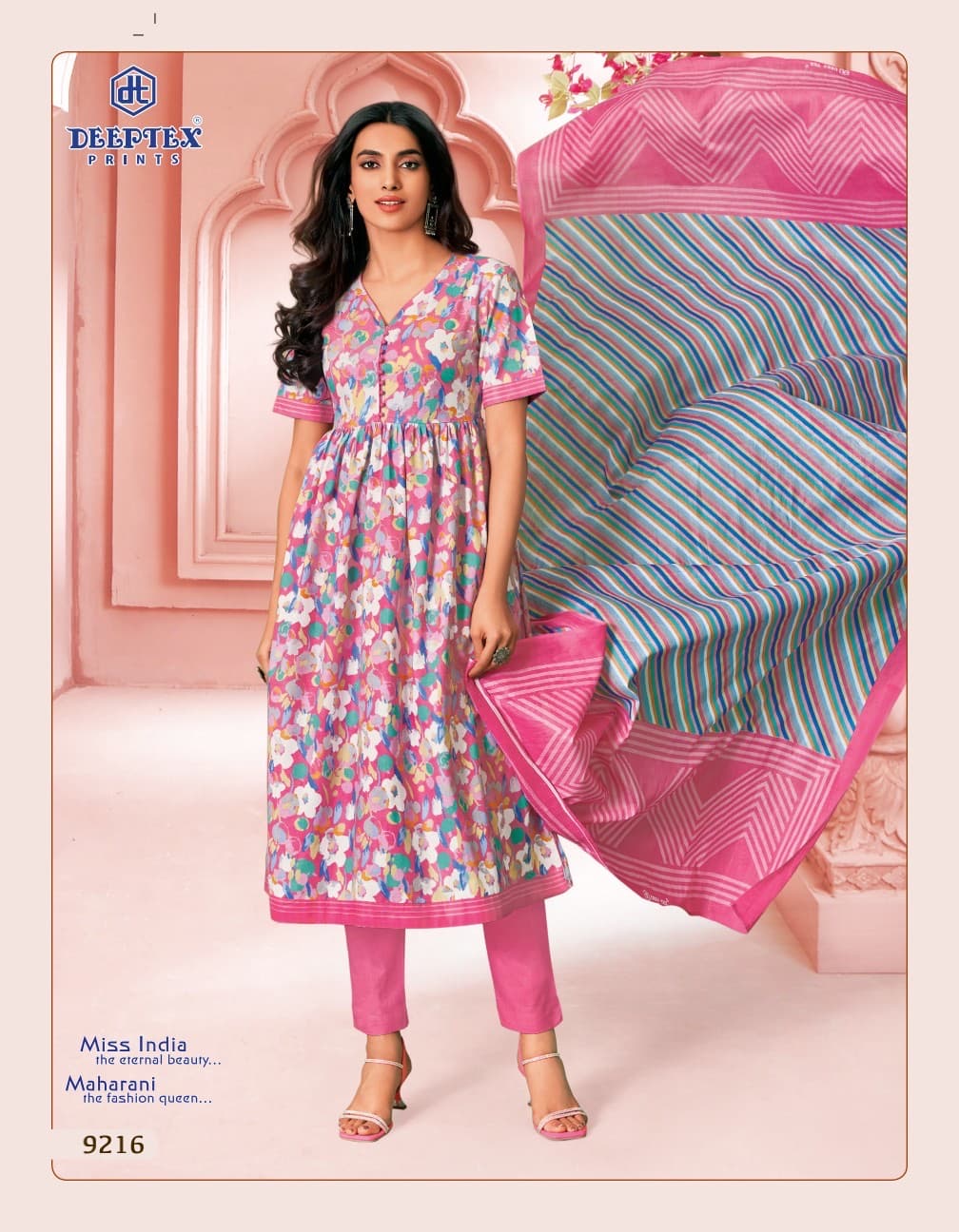 Deeptex Miss India Vol 92 Cotton printed dress material jetpur wholesale