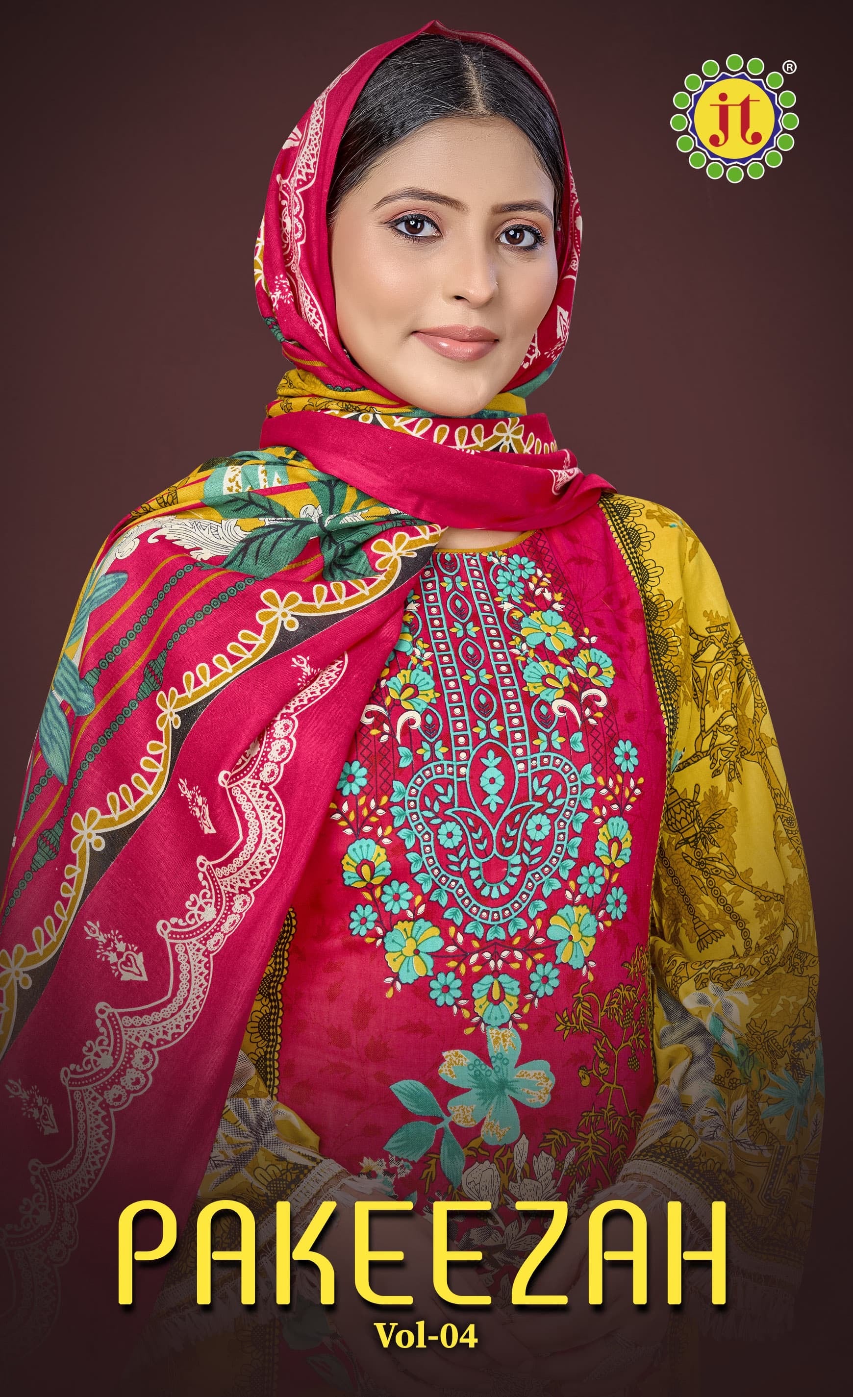 Jt textile pakeezah vol 4 Karachi cotton Pakistani dress Mateiral catalog - jilaniwholesalesuit