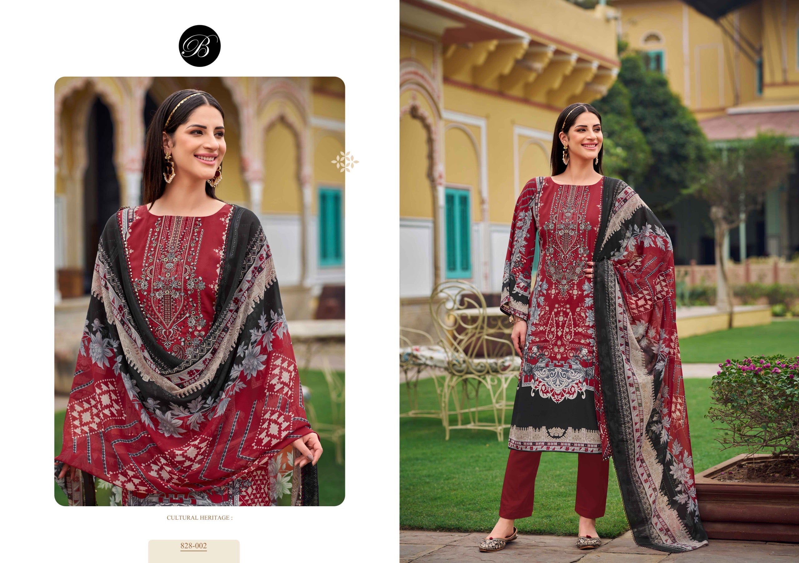 Belliza Designer Studio Naira vol 101 cotton Pakistani salwar kameez supplier - jilaniwholesalesuit