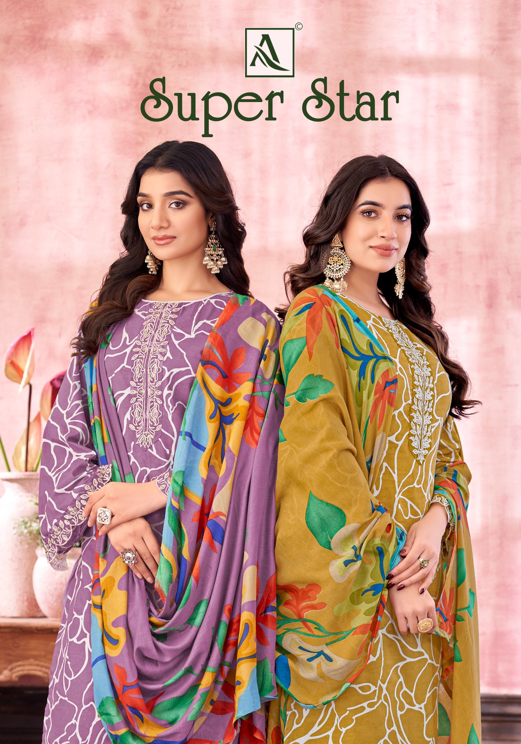 Alok suit super star cotton salwar kameez supplier in Surat - jilaniwholesalesuit