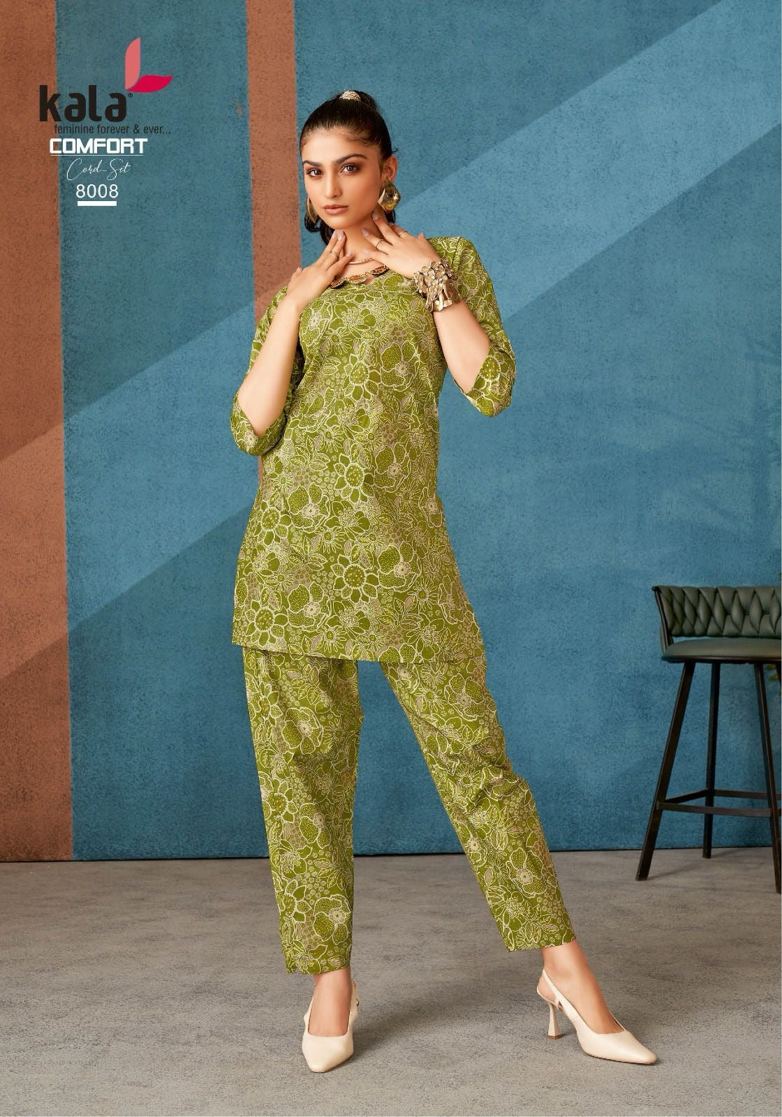 Kala presents comfort vol 3 readymade cord set at wholesale rate