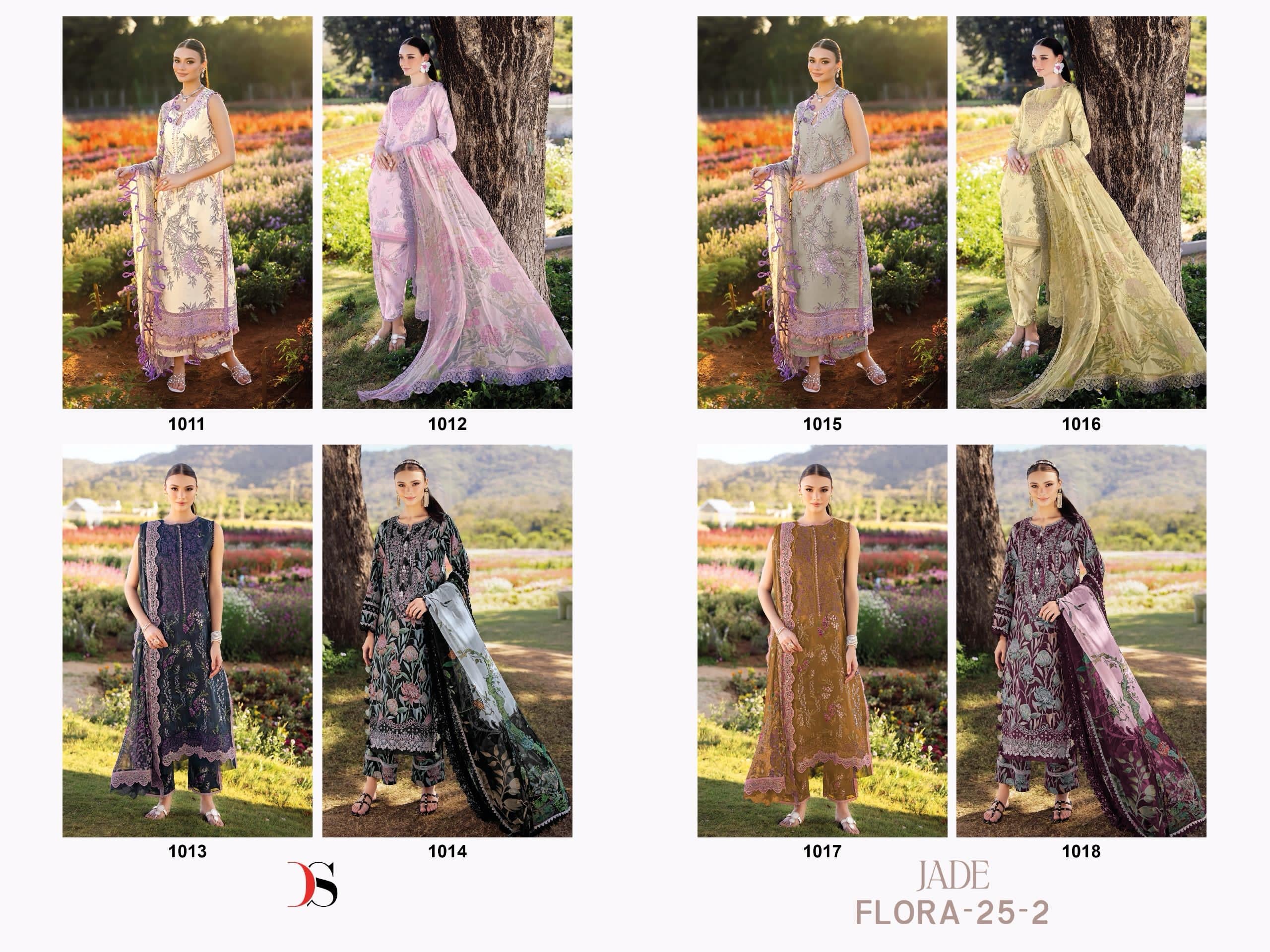 Deepsy suits jade flora 25-2 cotton Pakistani patch work salwar suit wholesale - jilaniwholesalesuit