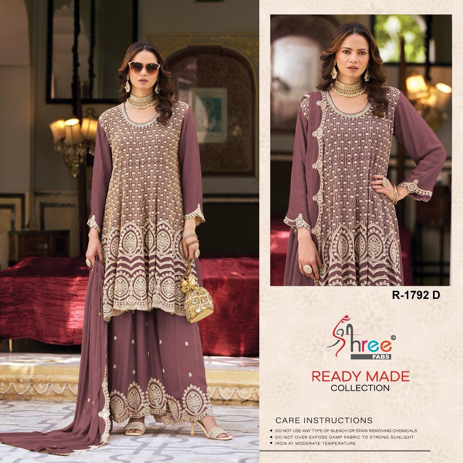 Shree Fabs Design No 1792 Readymade Pakistani Partywear Suits