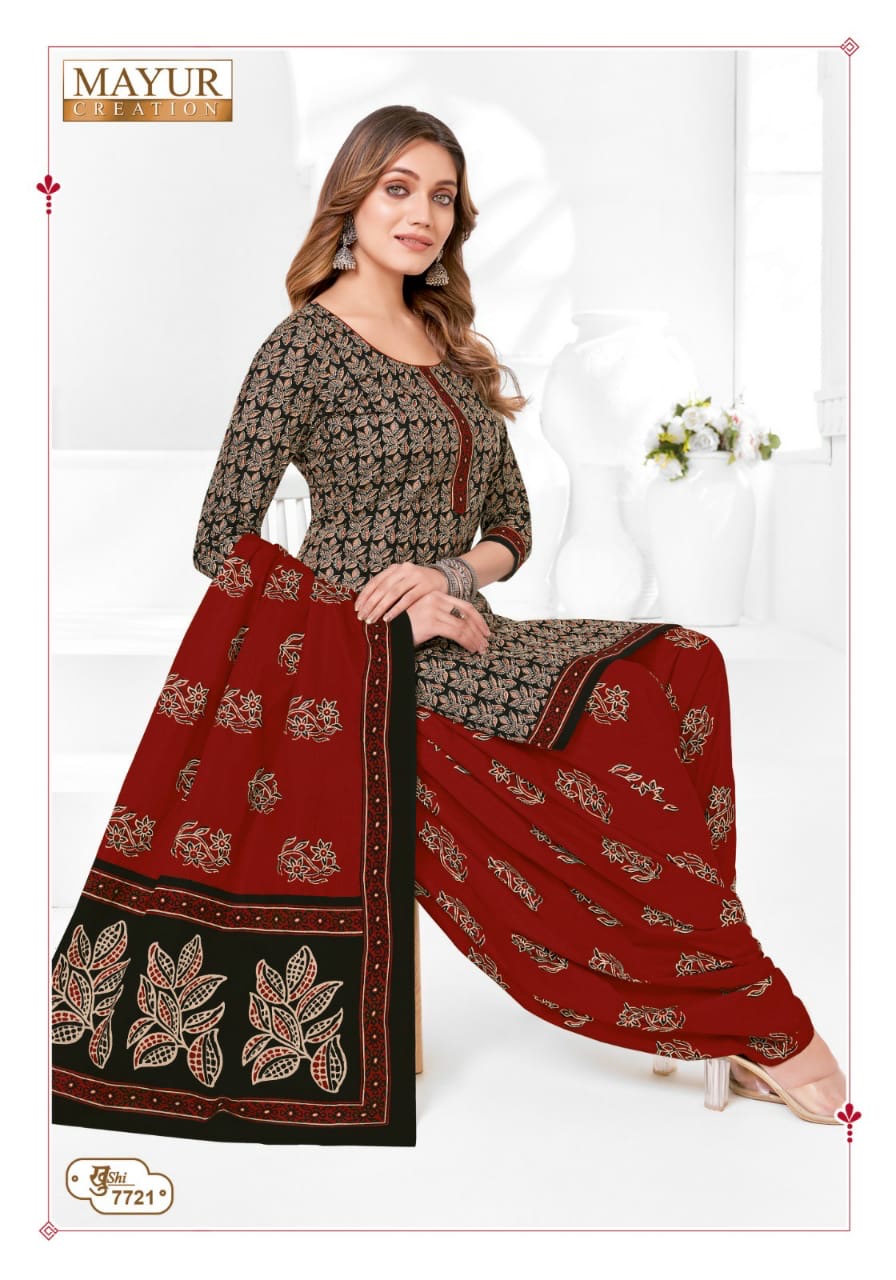 Mayur creation Khushi vol 77 cotton printed dress material jetpur - jilaniwholesalesuit
