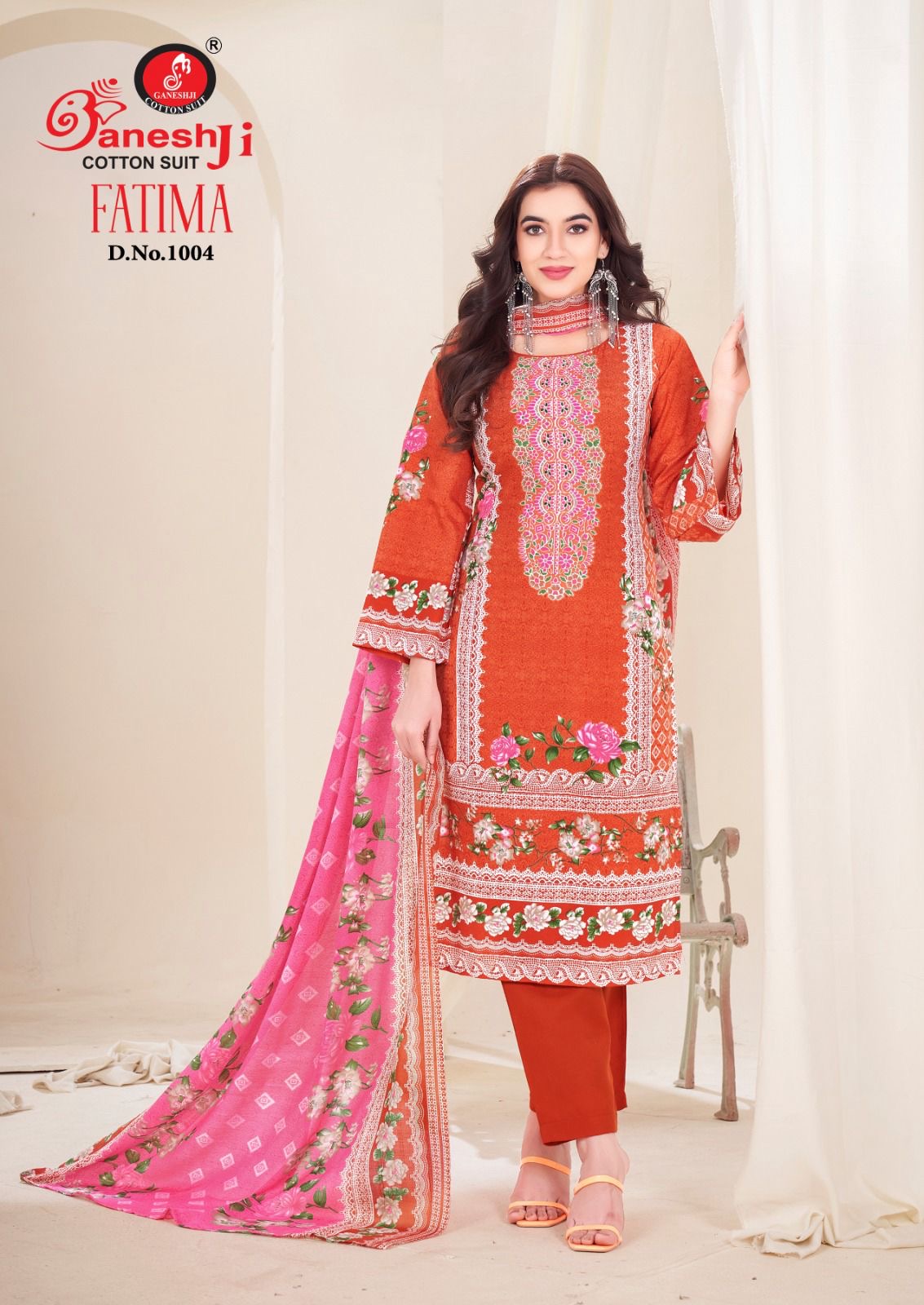 Ganeshji cotton suit fatima vol 1 cotton Pakistani suits catalog - jilaniwholesalesuit