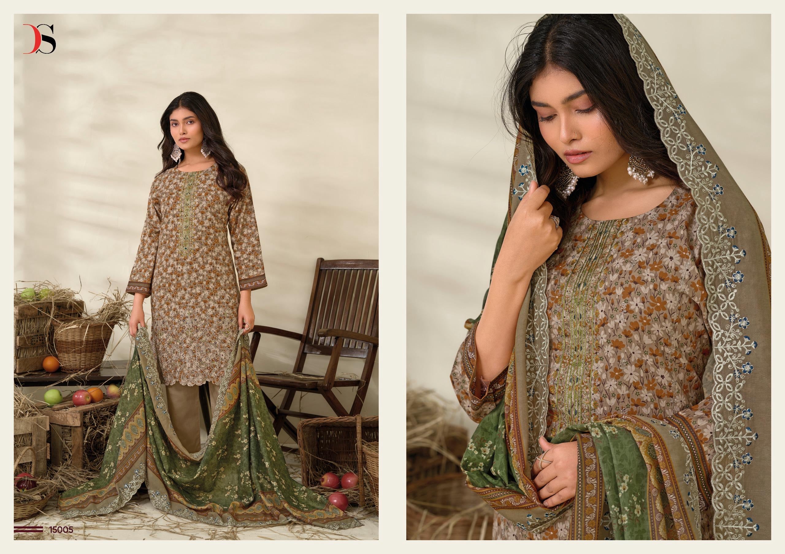 Deepsy suits bin saeed 15 lawn cotton Pakistani designer salwar suit - jilaniwholesalesuit