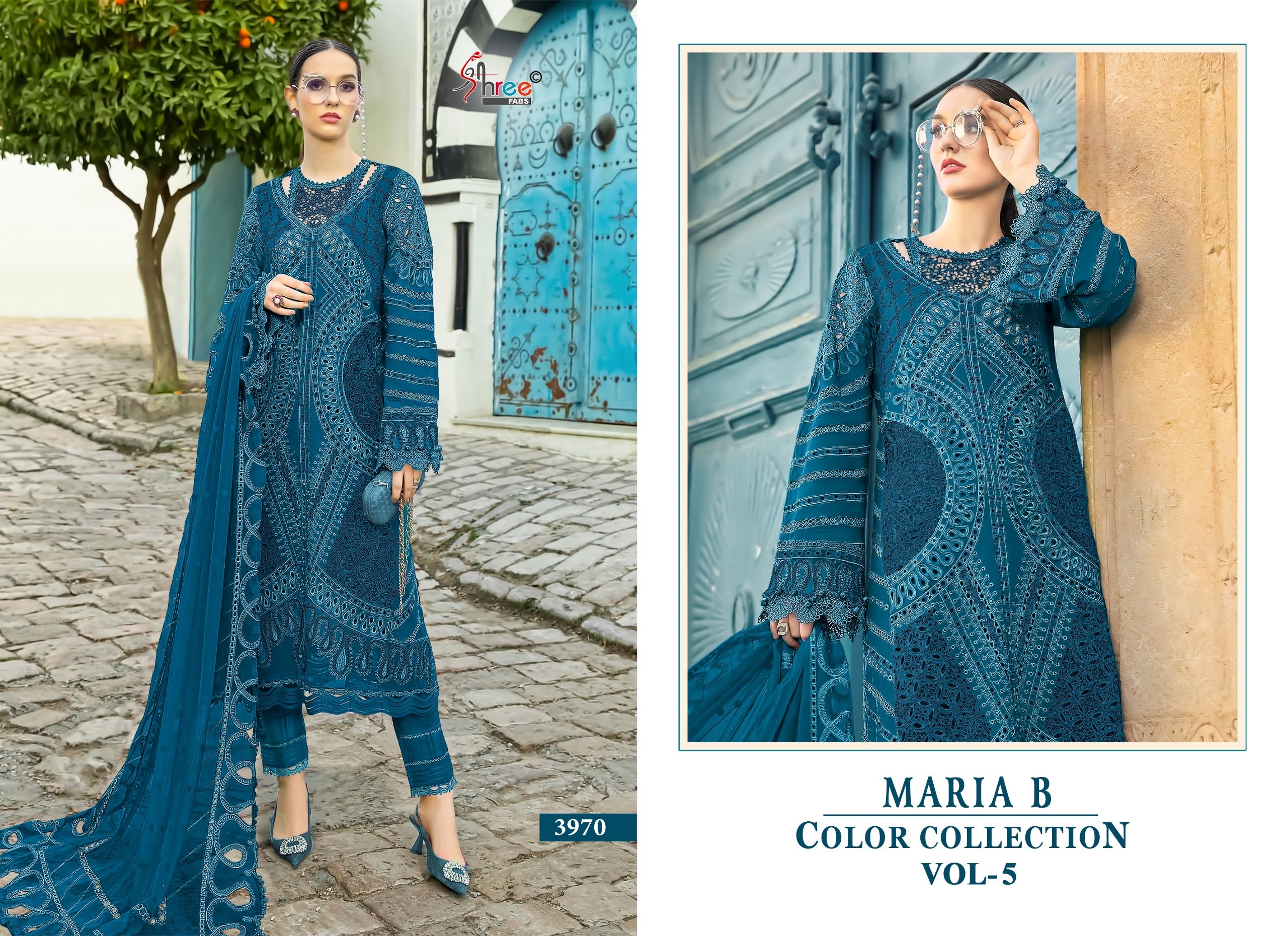 Shree fabs maria b colour collection vol 5 Pakistani collection latest