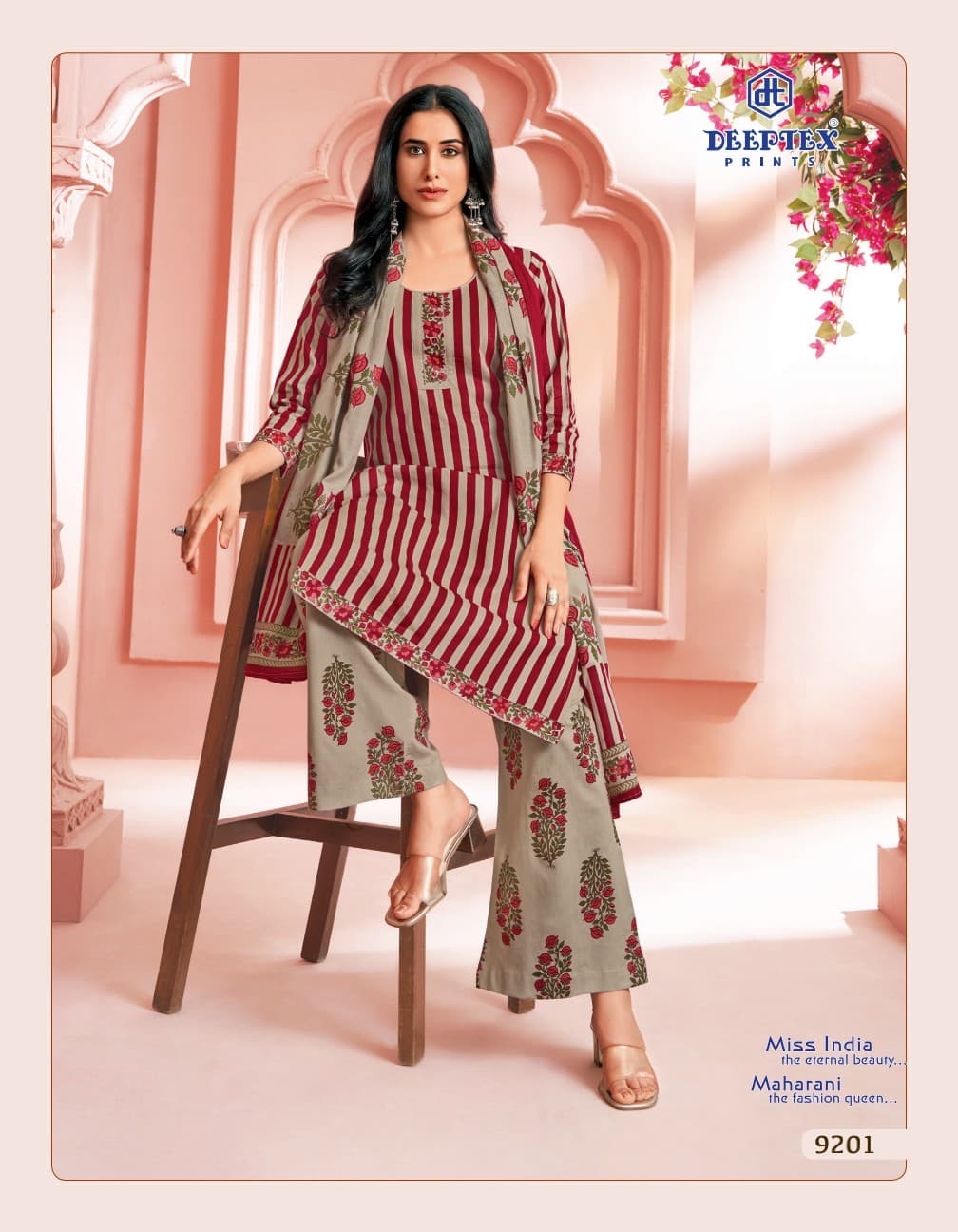 Deeptex Miss India Vol 92 Cotton printed dress material jetpur wholesale