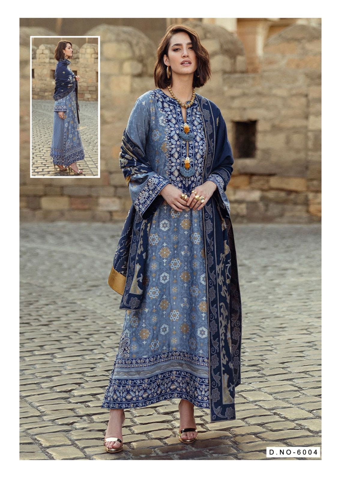 Mizaj Qurbat Vol 6 lawn cotton readymade Pakistani suits catalog - jilaniwholesalesuit
