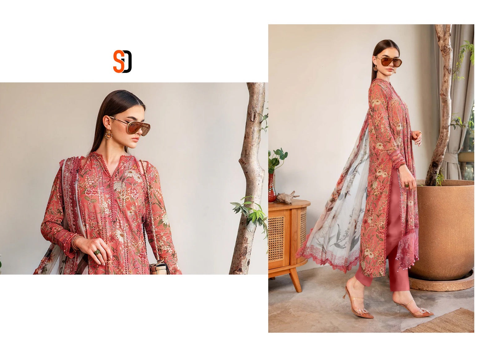Sharaddha designer Maria b chikankari cotton collection vol 19 Pakistani salwar suit wholesaler