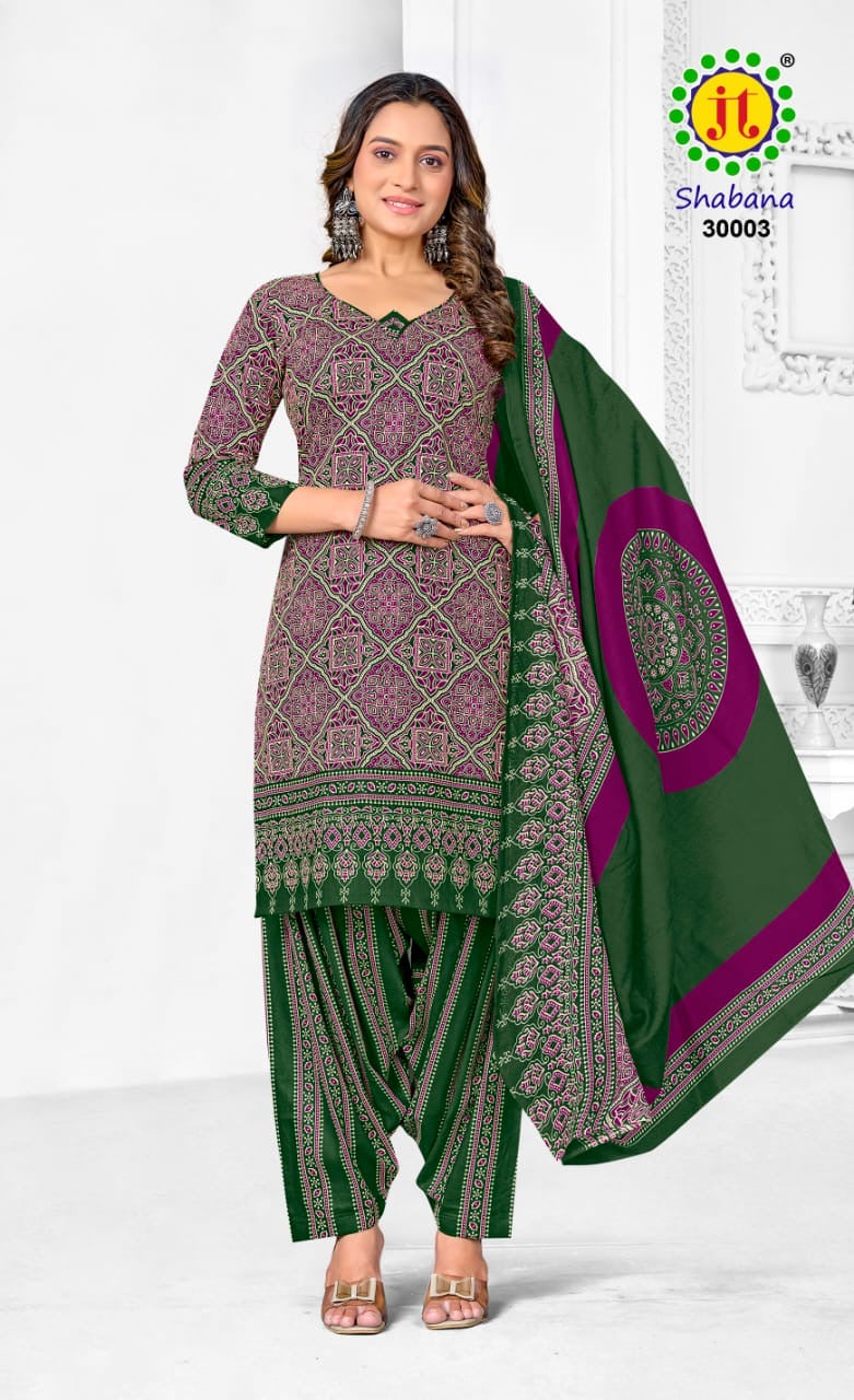 Jt textile shabana vol 30 cotton ajrakh dress material in Kutch - jilaniwholesalesuit