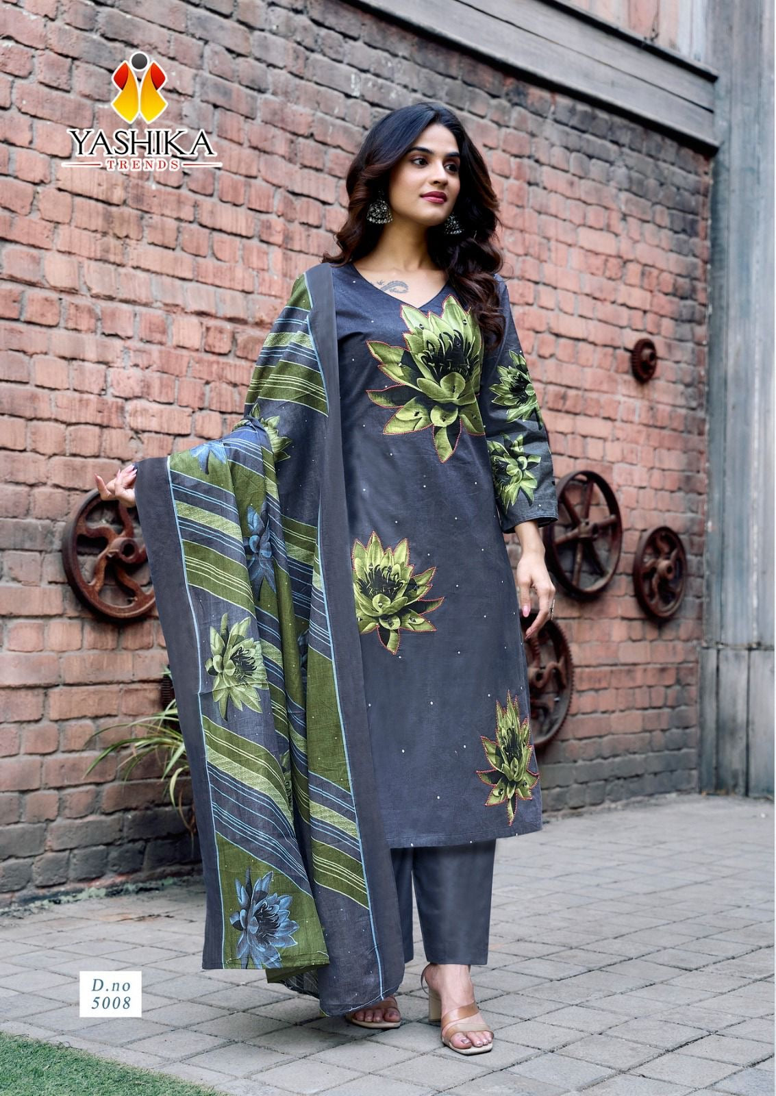 Yashika trends dua vol 5 digital print salwar suit material - jilaniwholesalesuit