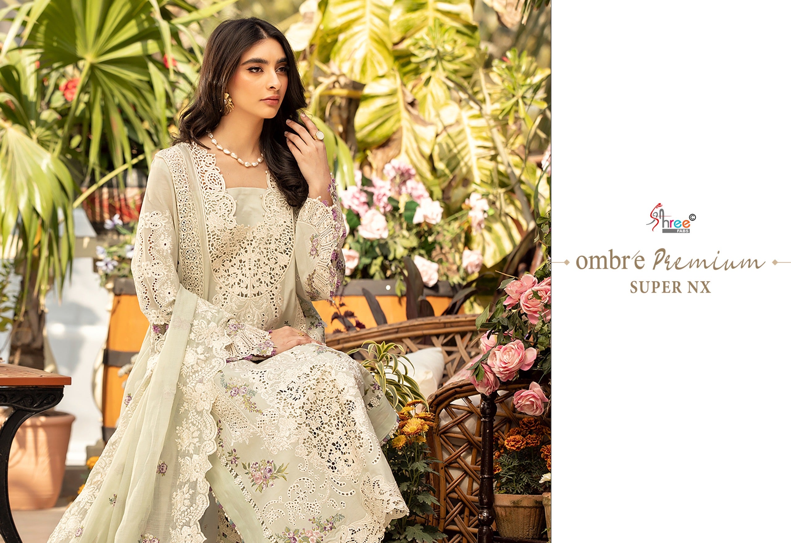 Shree fabs ombare premium super nx Pakistani salwar suits wholesaler