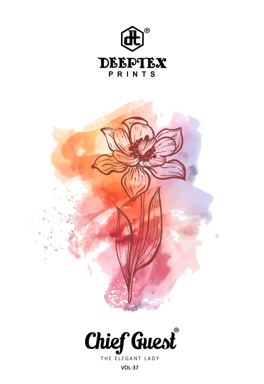 Deeptex prints chief guest vol 37 lawn cotton printed deeptex dress material jetpur - jilaniwholesalesuit