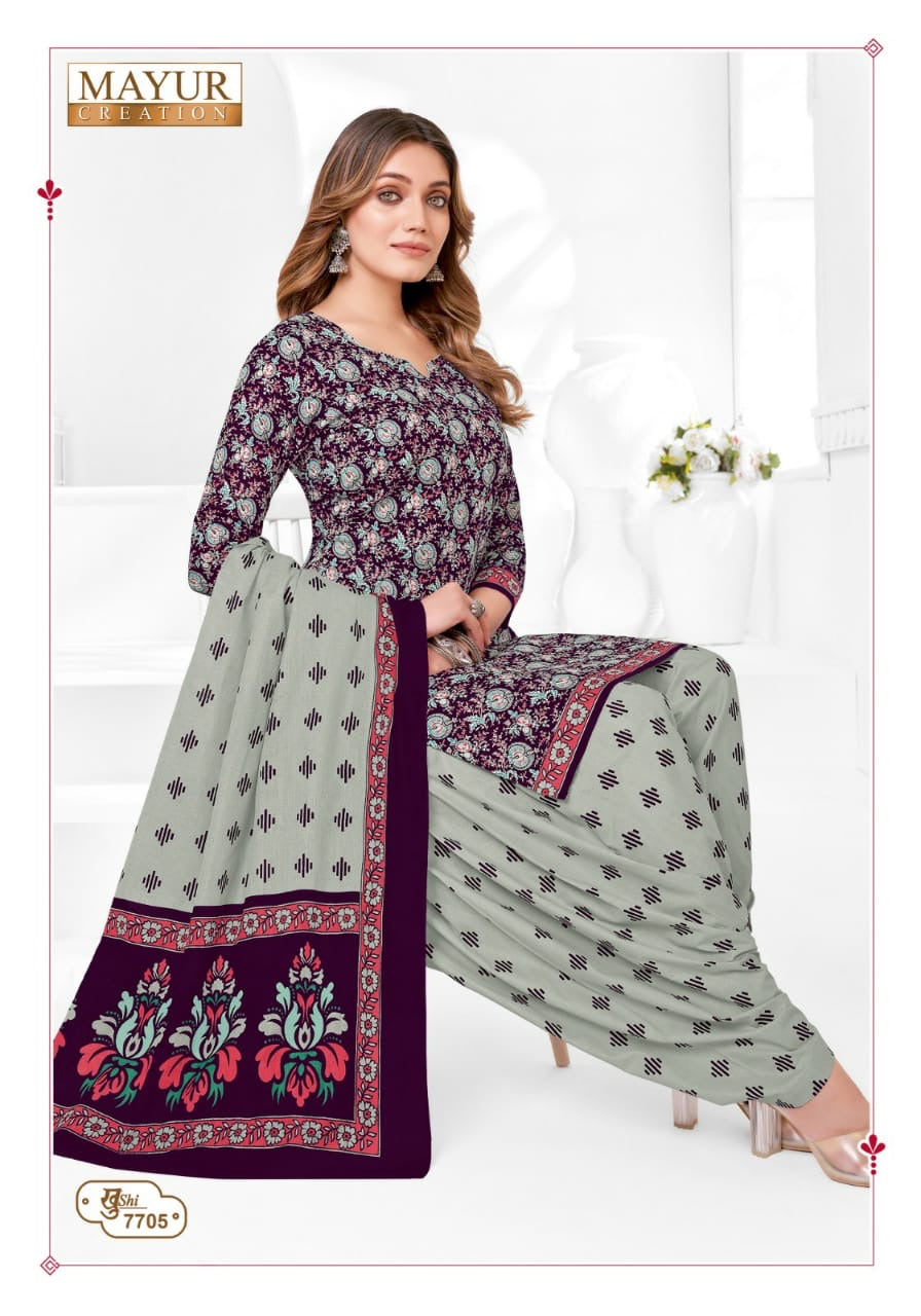 Mayur creation Khushi vol 77 cotton printed dress material jetpur - jilaniwholesalesuit