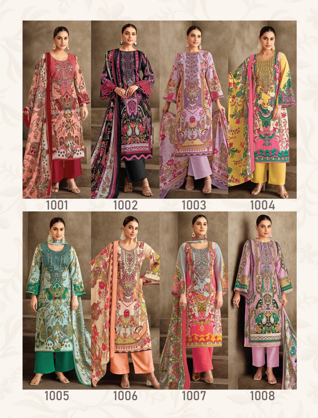 Masti cotton dress material al meera pakistani salwar suits surat - jilaniwholesalesuit