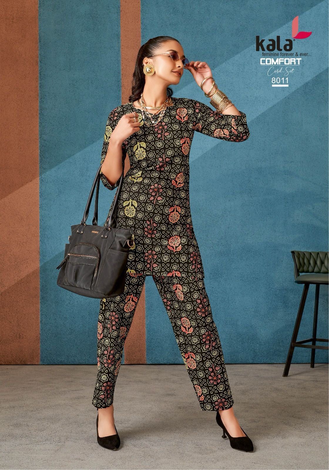 Kala presents comfort vol 3 readymade cord set at wholesale rate