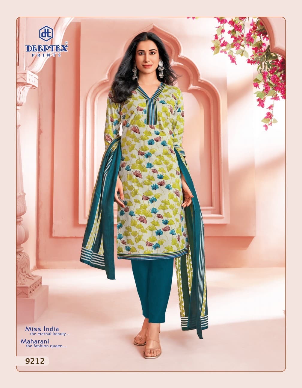 Deeptex Miss India Vol 92 Cotton printed dress material jetpur wholesale