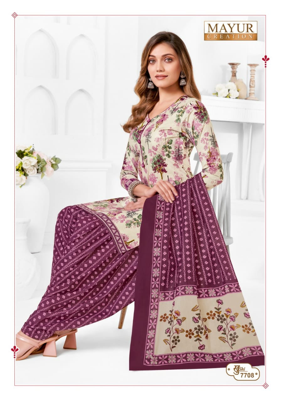 Mayur creation Khushi vol 77 cotton printed dress material jetpur - jilaniwholesalesuit