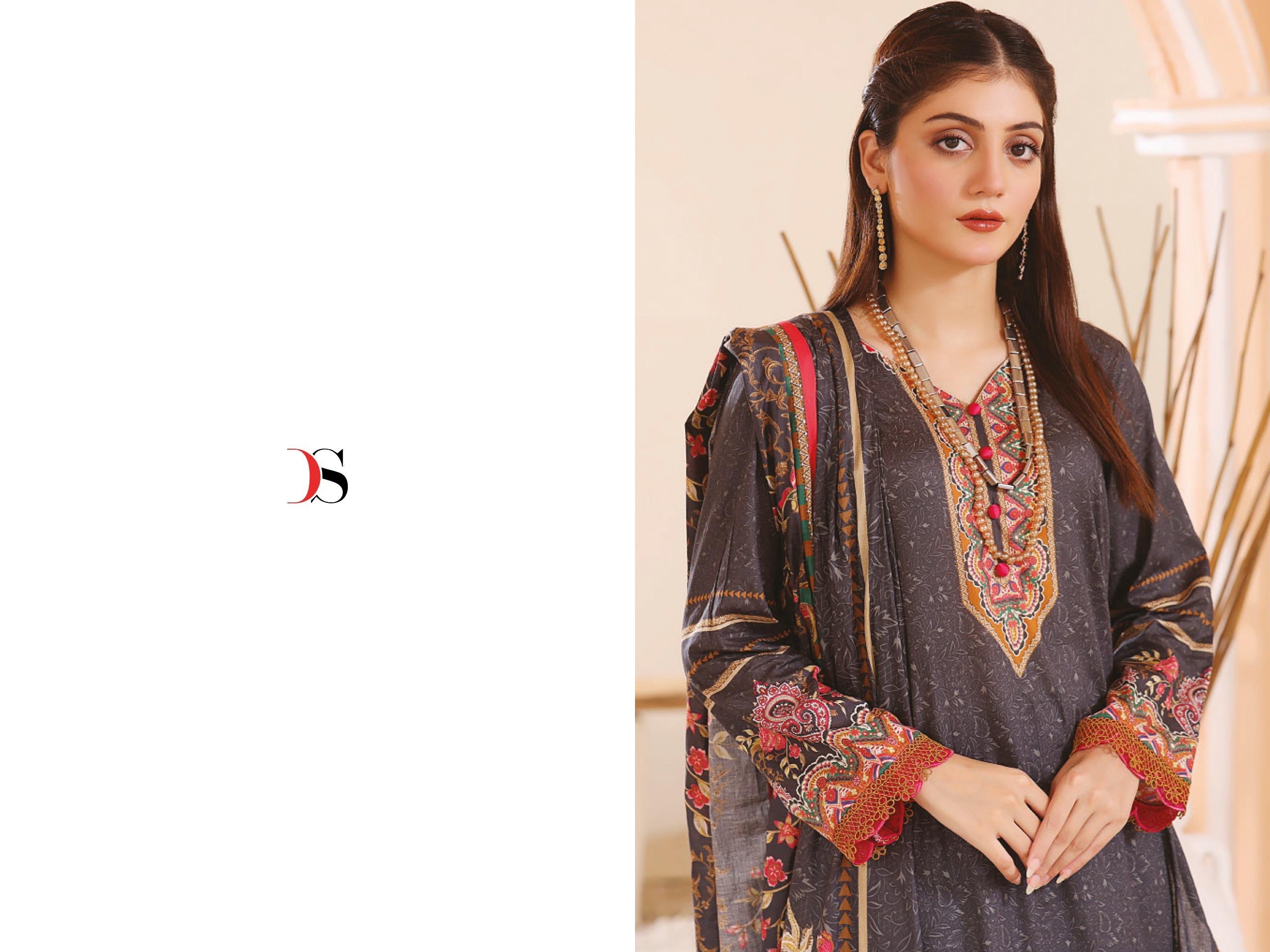 Deepsy Suits firdous lawn 24 cotton Pakistani salwar suits whoelsale