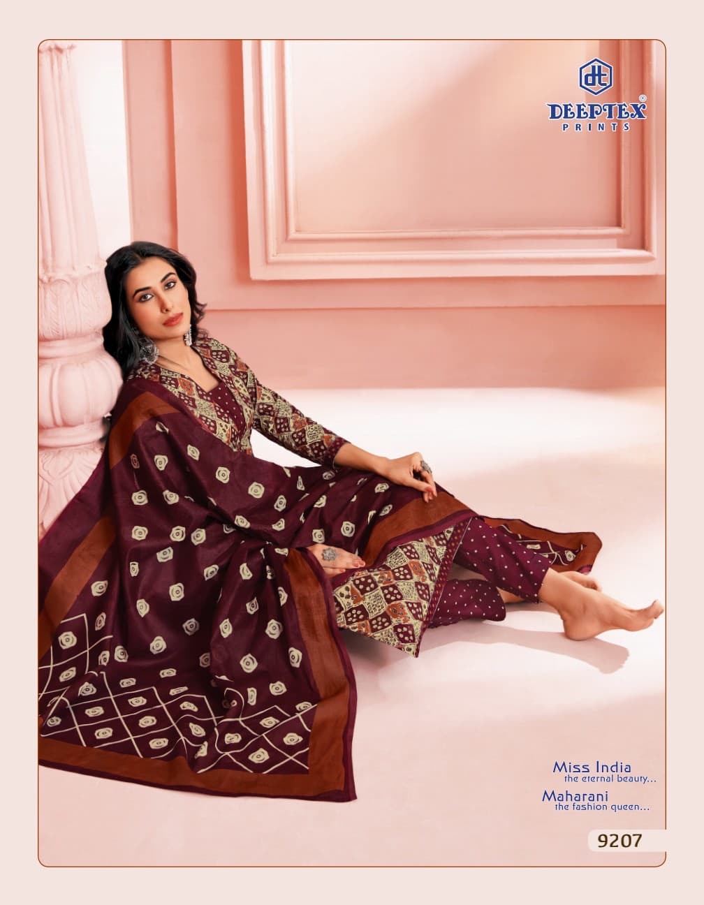 Deeptex Miss India Vol 92 Cotton printed dress material jetpur wholesale