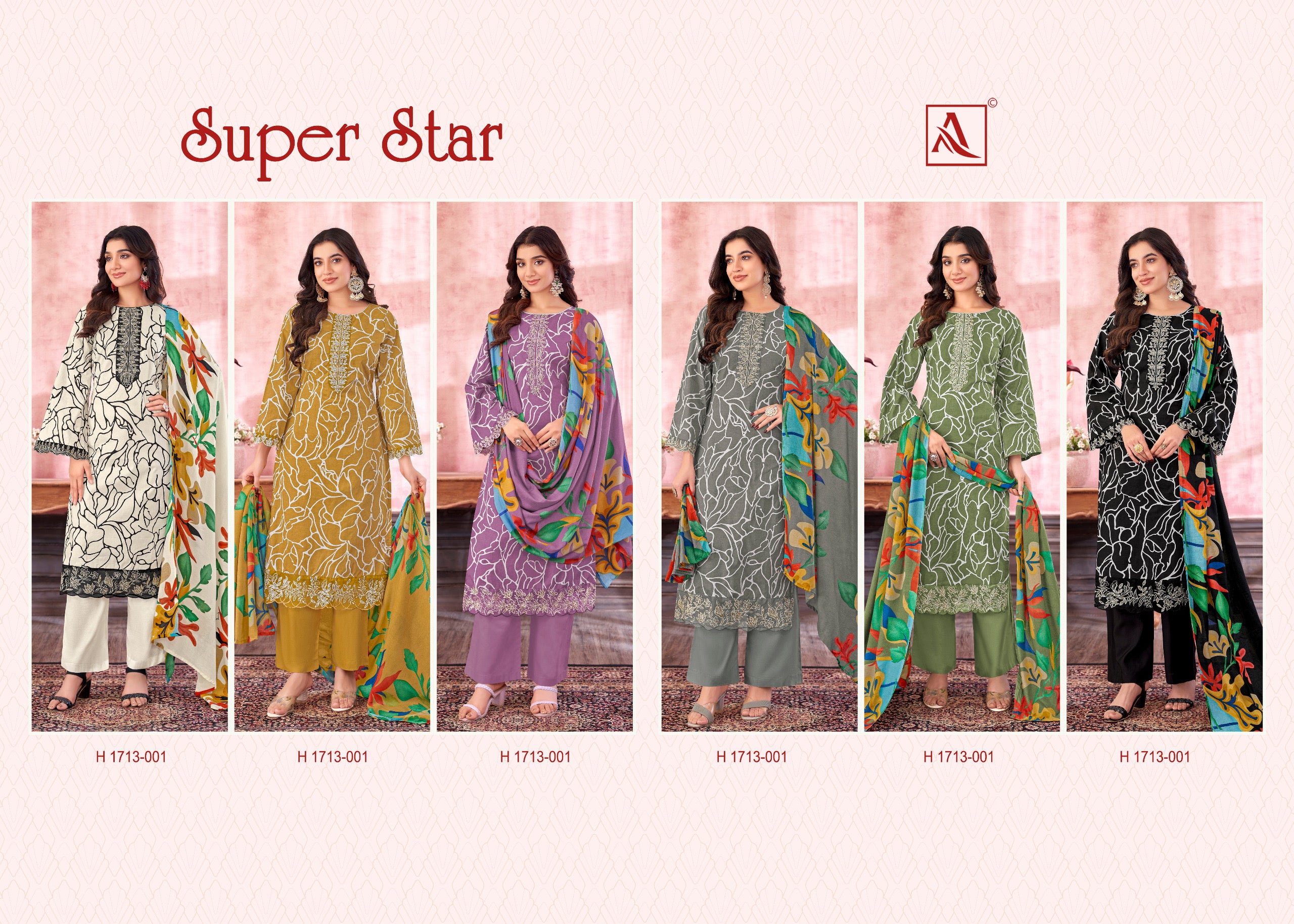 Alok suit super star cotton salwar kameez supplier in Surat - jilaniwholesalesuit