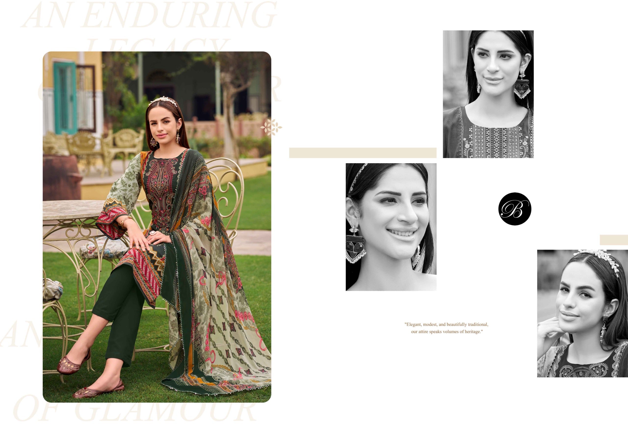 Belliza Designer Studio Naira vol 101 cotton Pakistani salwar kameez supplier - jilaniwholesalesuit