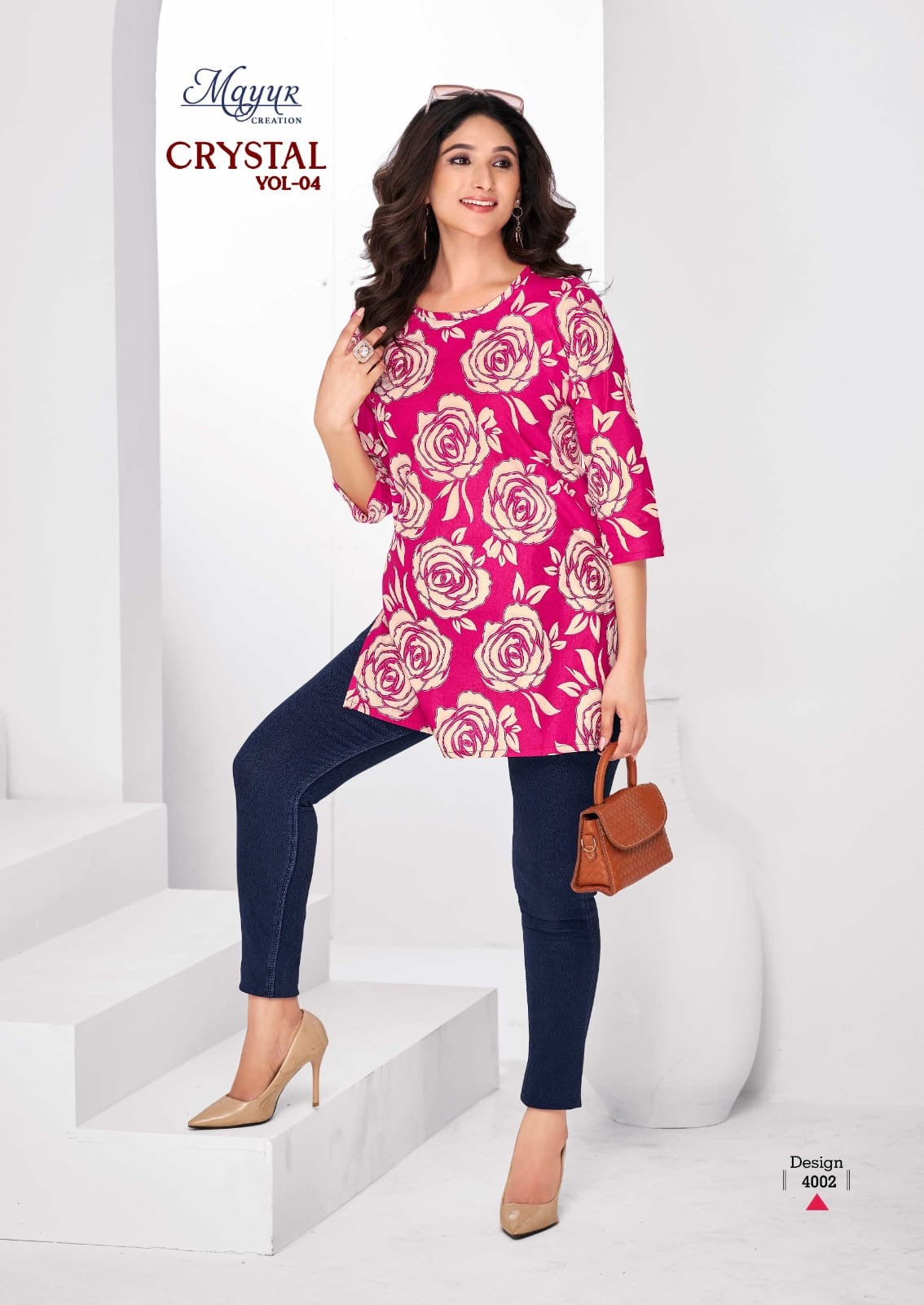Mayur creation crystal vol 4 poplin cotton short tops supplier in Jetpur’s - jilaniwholesalesuit