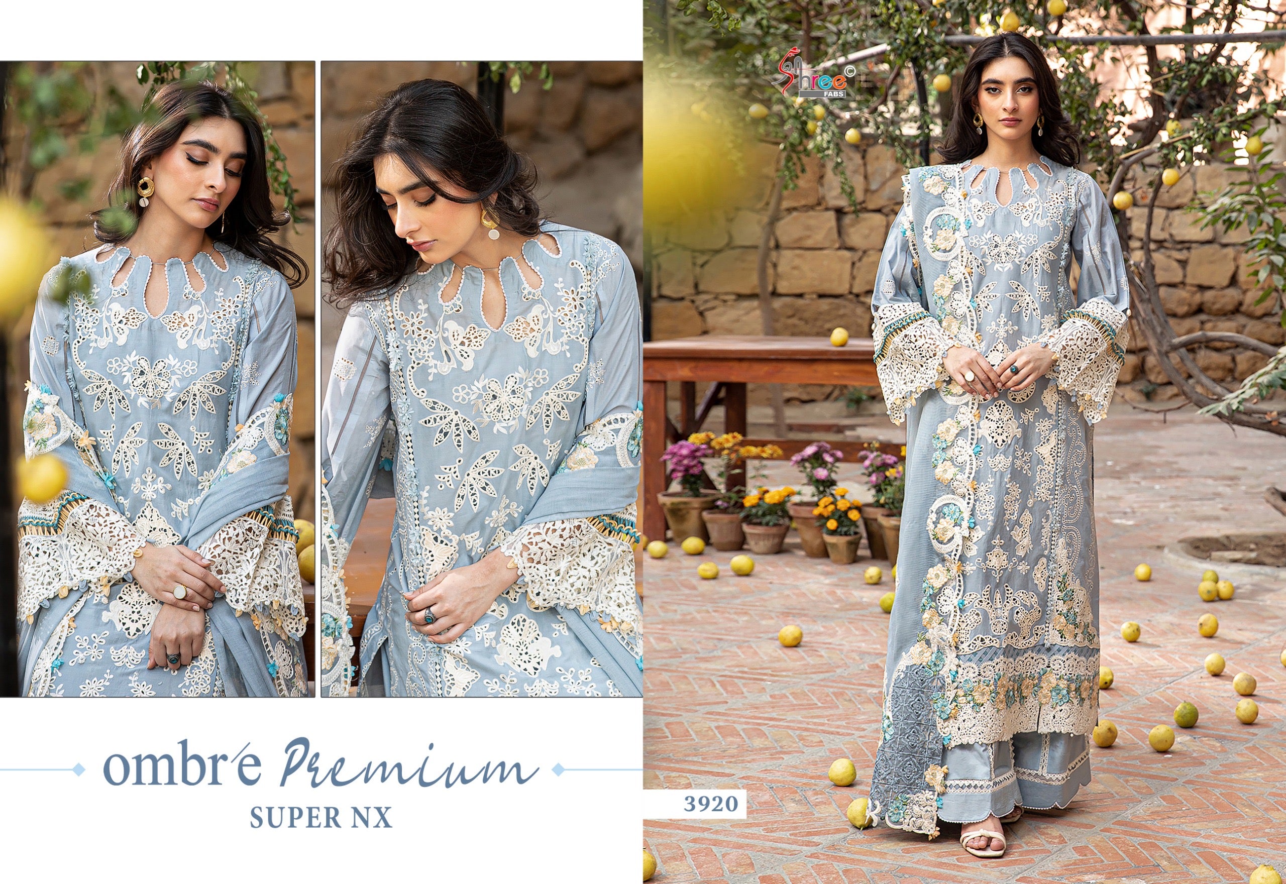 Shree fabs ombare premium super nx Pakistani salwar suits wholesaler