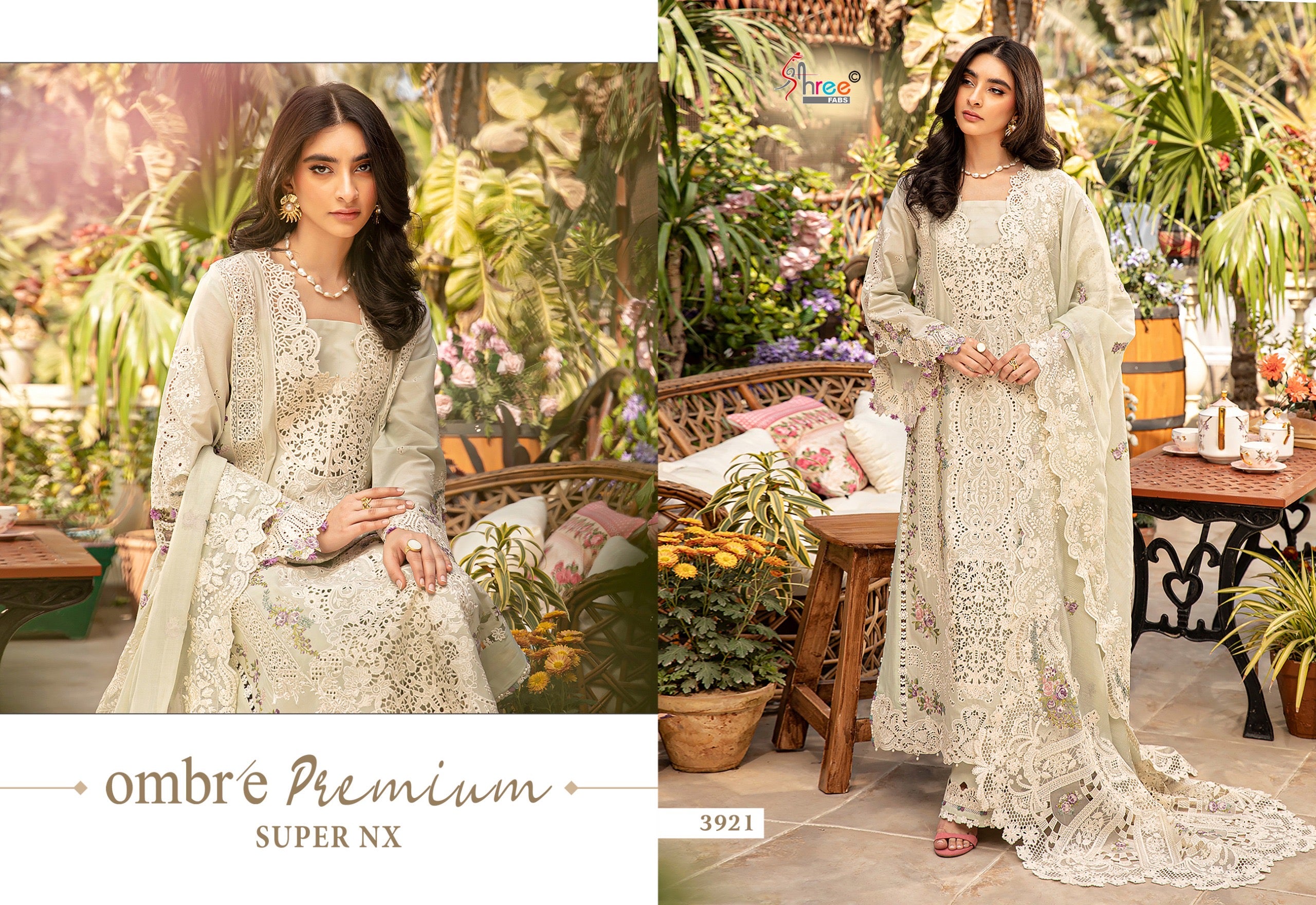 Shree fabs ombare premium super nx Pakistani salwar suits wholesaler