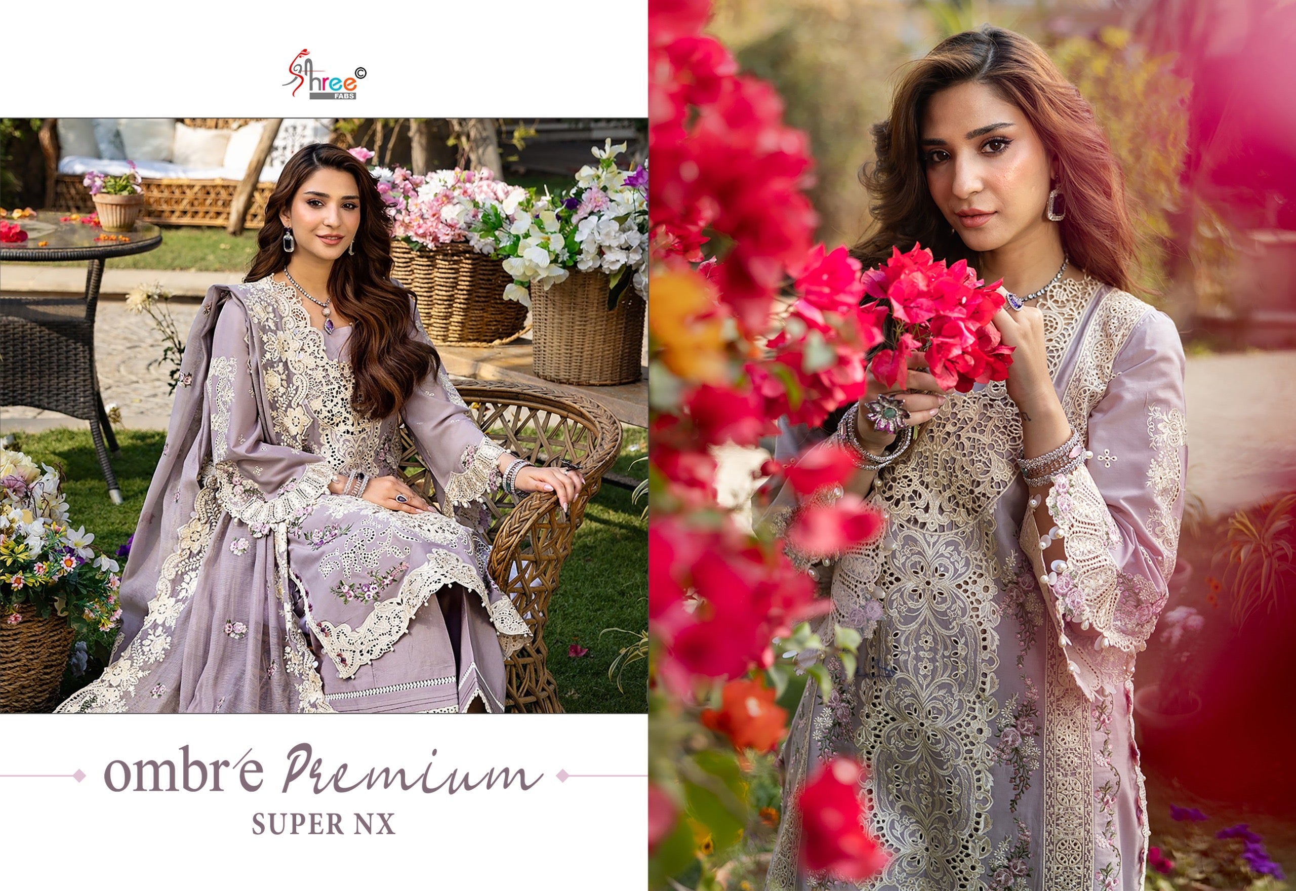 Shree fabs ombare premium super nx Pakistani salwar suits wholesaler