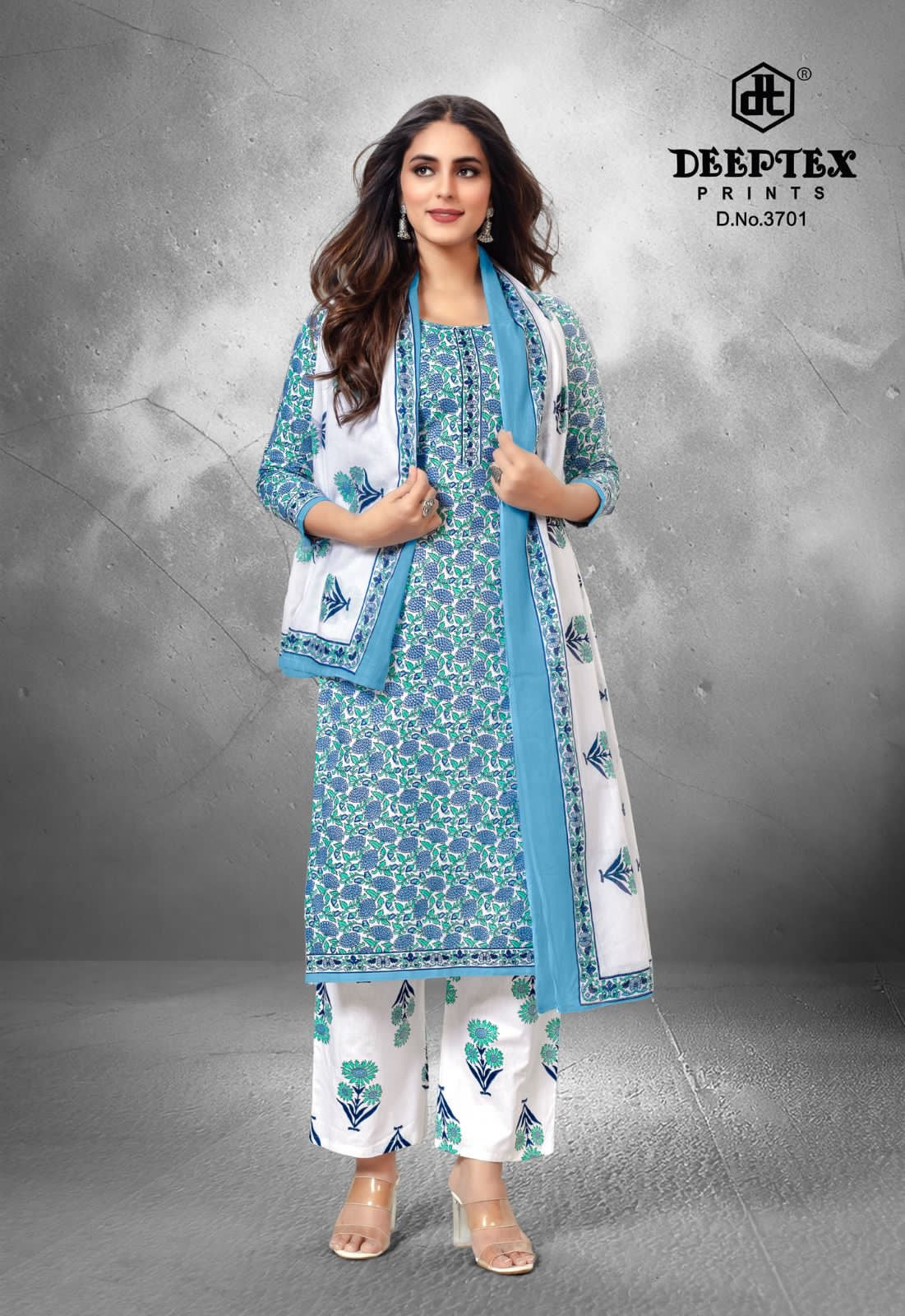 Deeptex prints chief guest vol 37 lawn cotton printed deeptex dress material jetpur - jilaniwholesalesuit