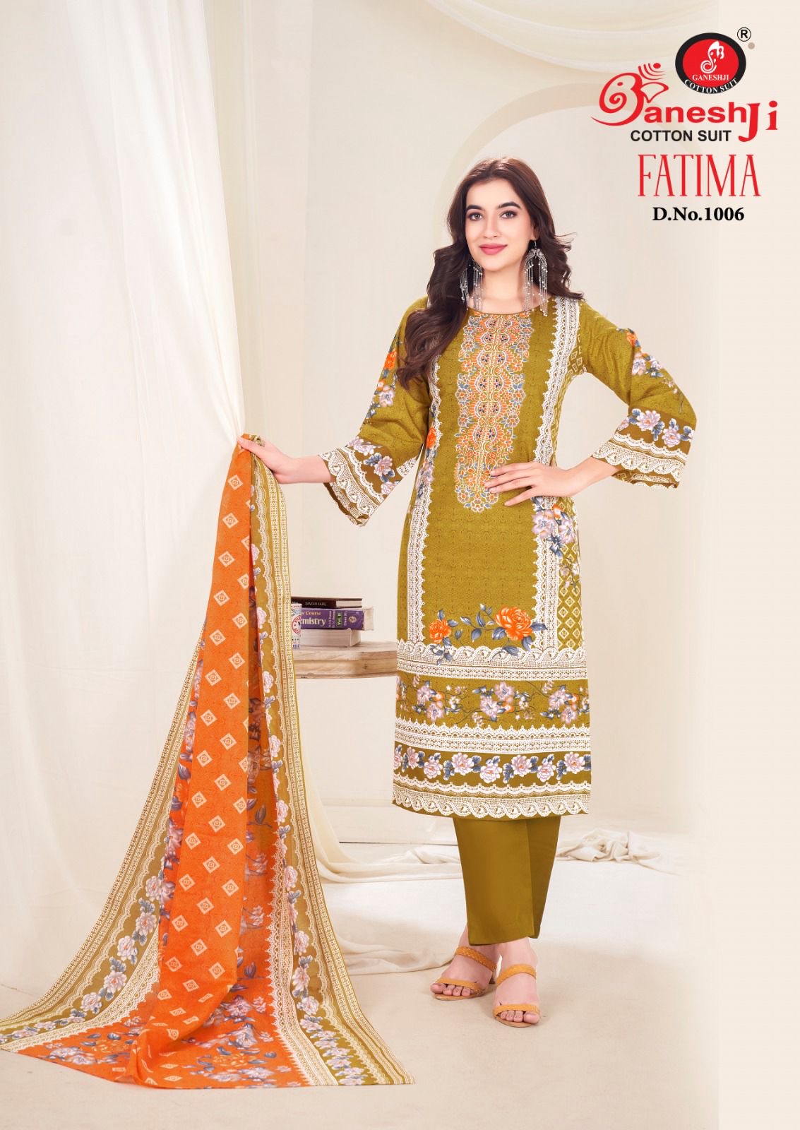 Ganeshji cotton suit fatima vol 1 cotton Pakistani suits catalog - jilaniwholesalesuit